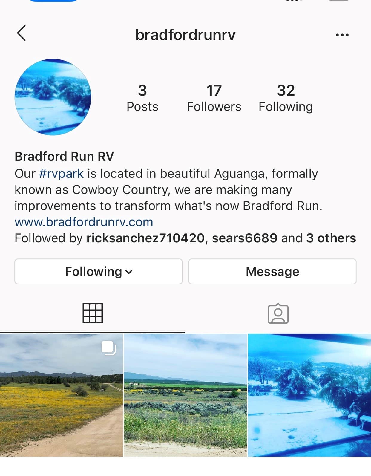 Bradford Run (Formerly Cowboy Country Campground) - Aguanga, CA