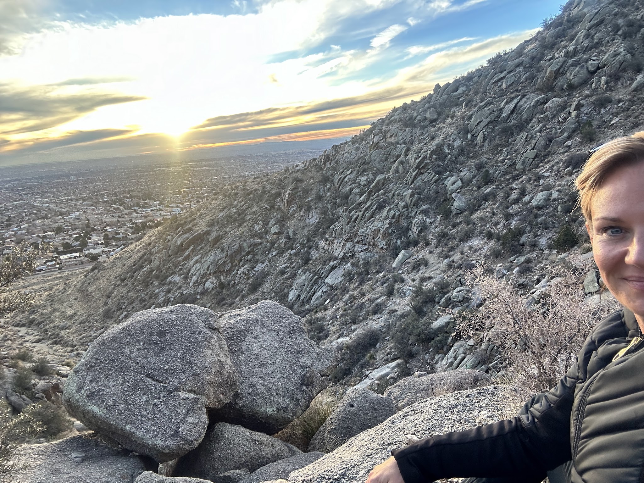 Granite Face on Whitewash Trail - Albuquerque, NM