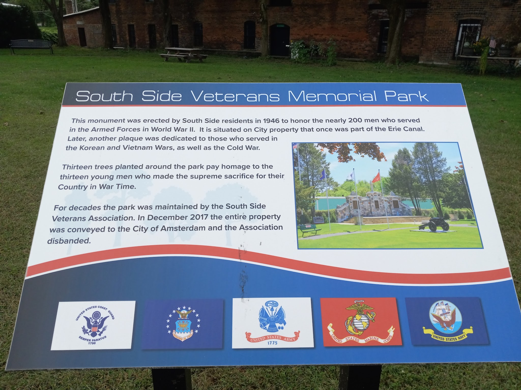 South Side Veterans Memorial Park - Amsterdam, NY