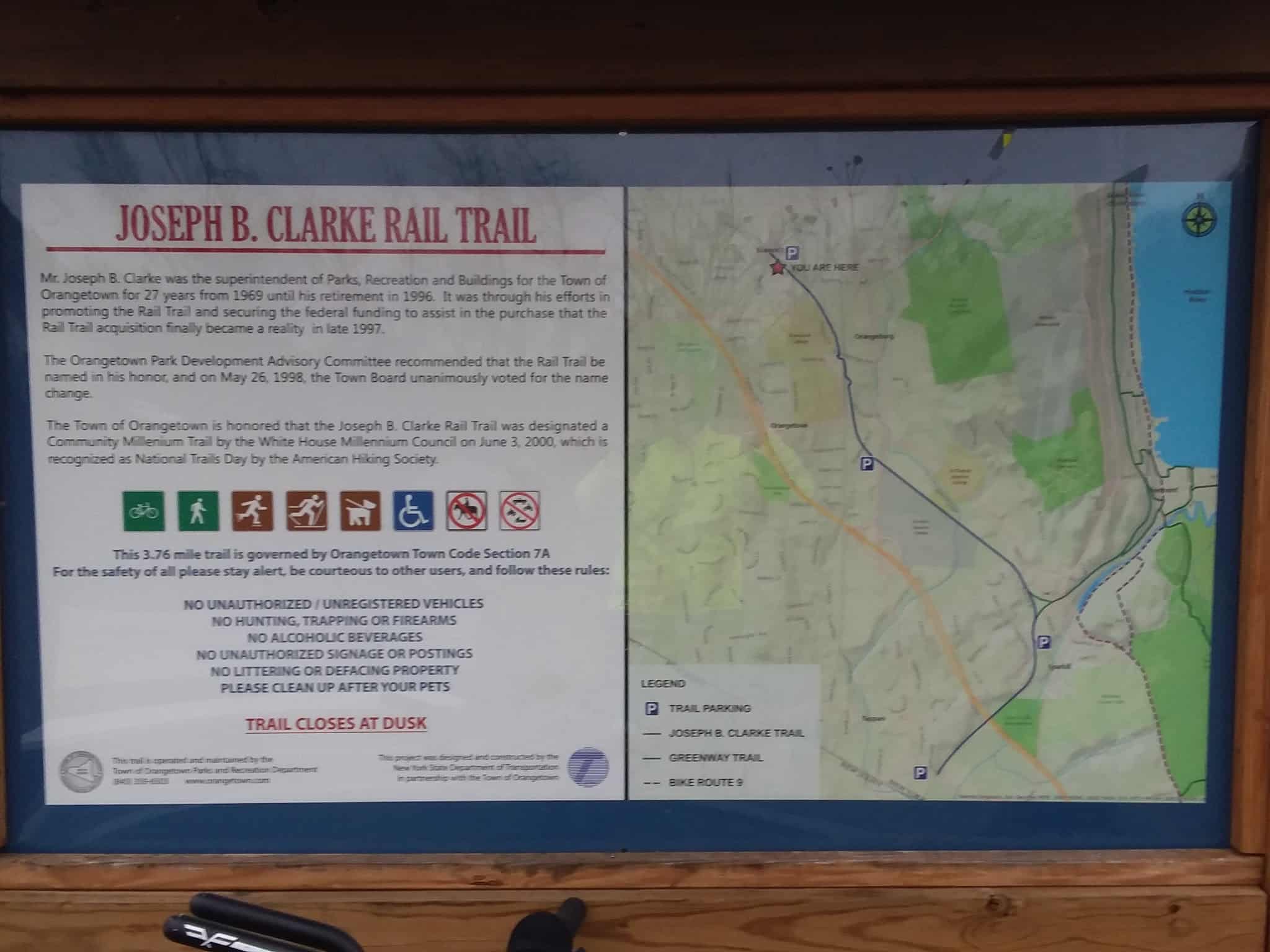 Joseph B. Clarke Trail Head - Blauvelt, NY