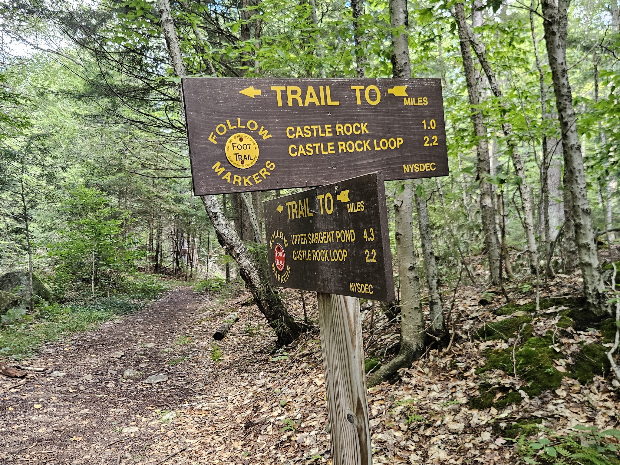 Castle Rock Viewpoint - Blue Mountain Lake, NY