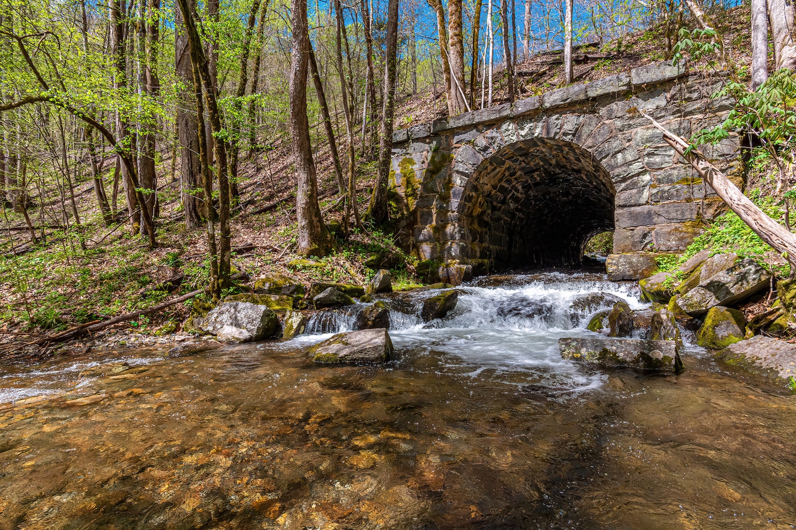 Trailhead for Findley Falls - Bryson City, NC
