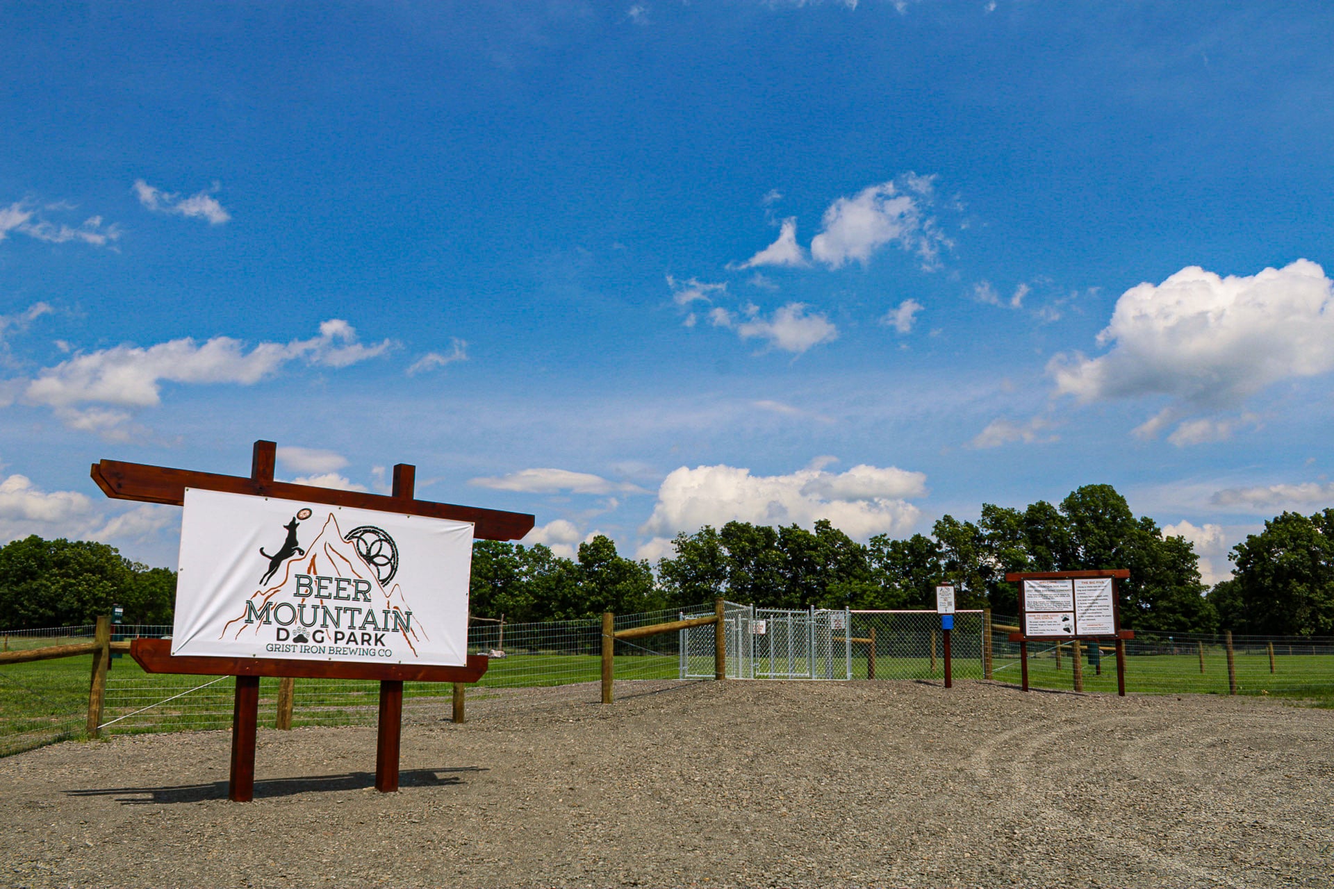 Beer Mountain Dog Park at Grist Iron Brewing Company - Burdett, NY