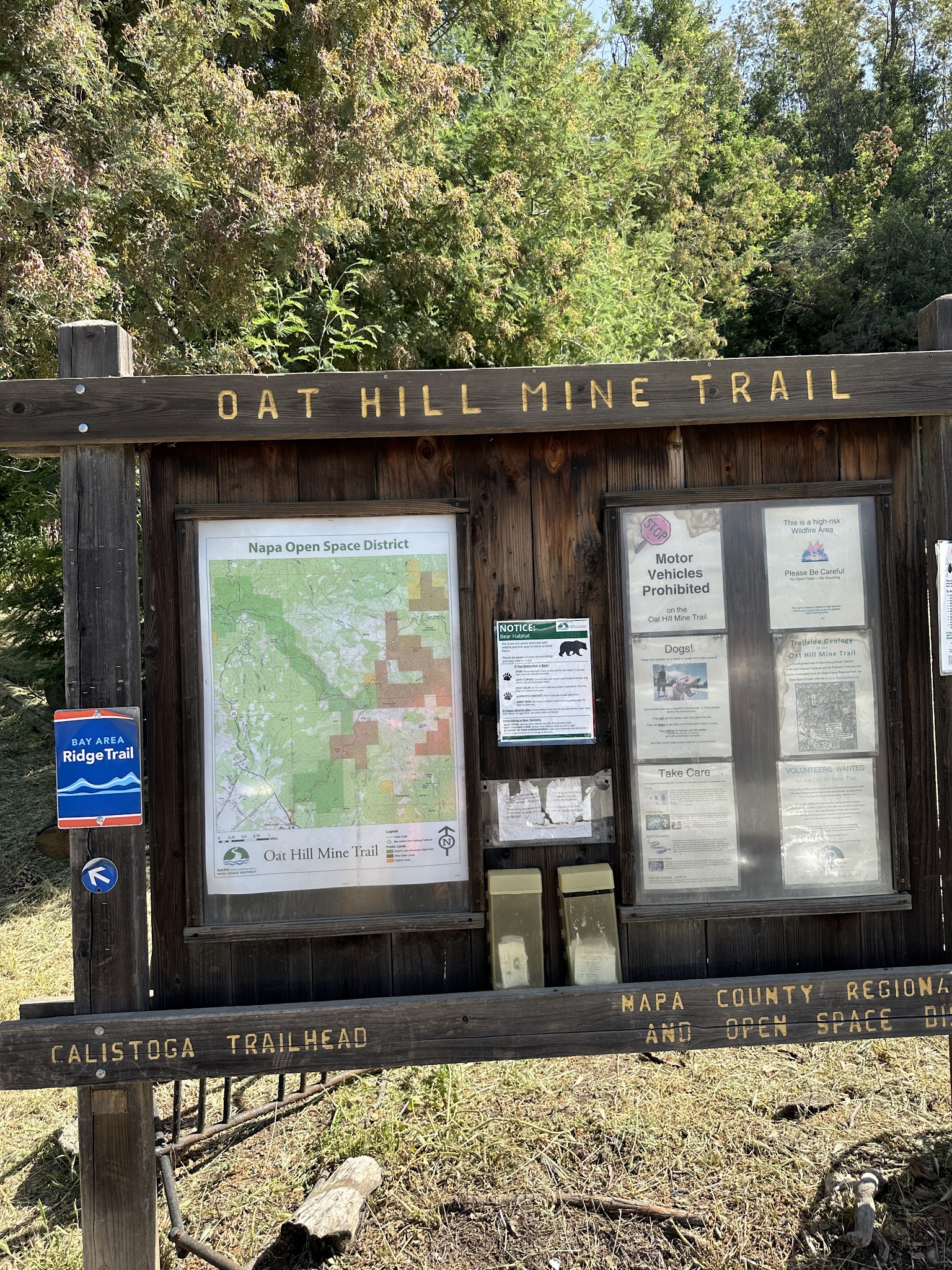 Oat Hill Mine Trailhead - Calistoga, CA