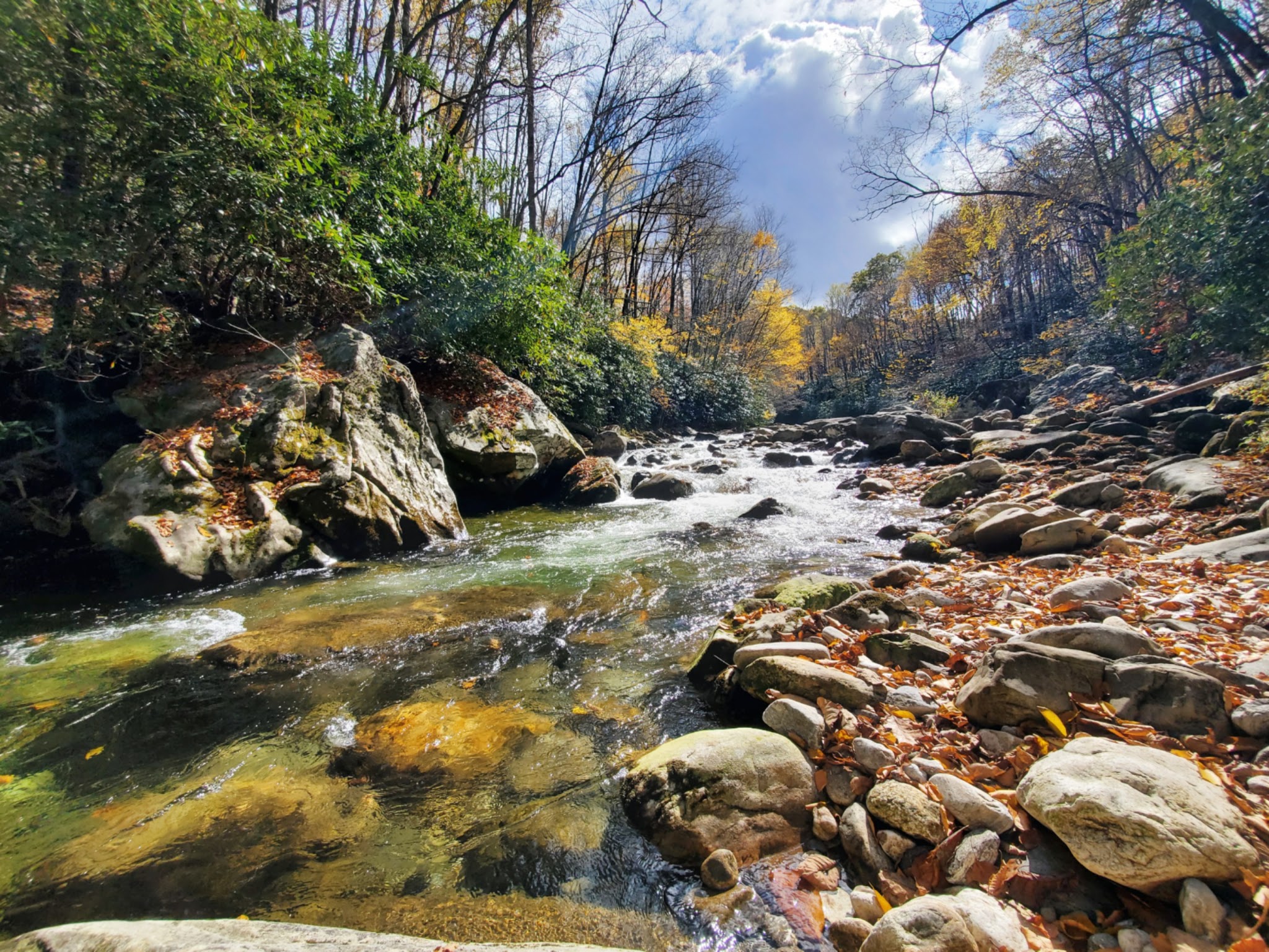 Shining Creek Path Trail Head - Canton, NC