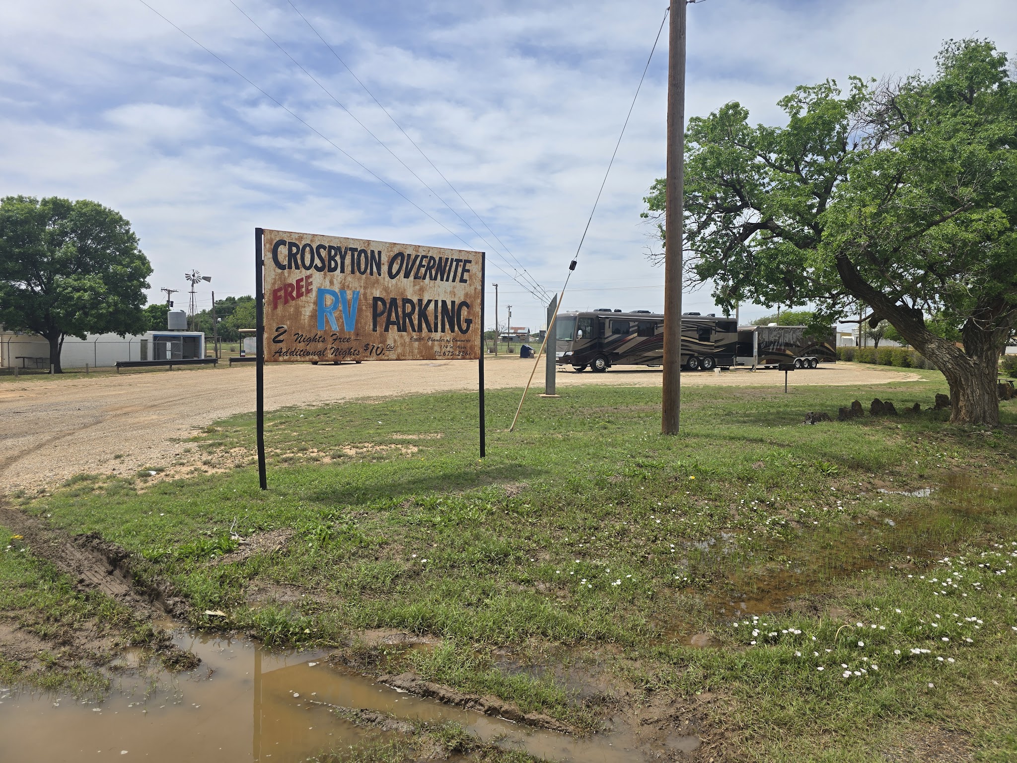 Crosbyton City RV Park - Crosbyton, TX