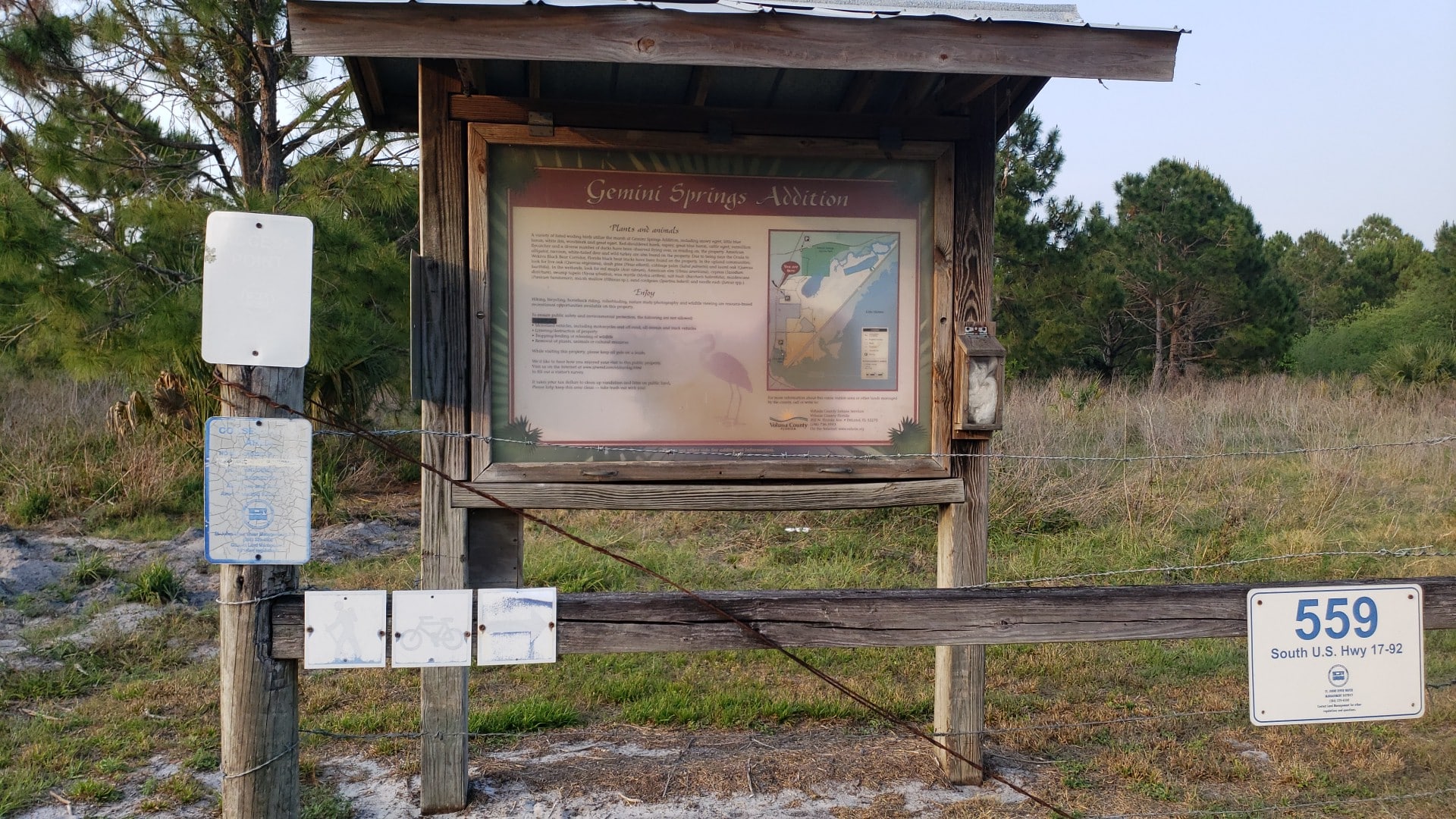 Gemini Springs West Trailhead - DeBary, FL
