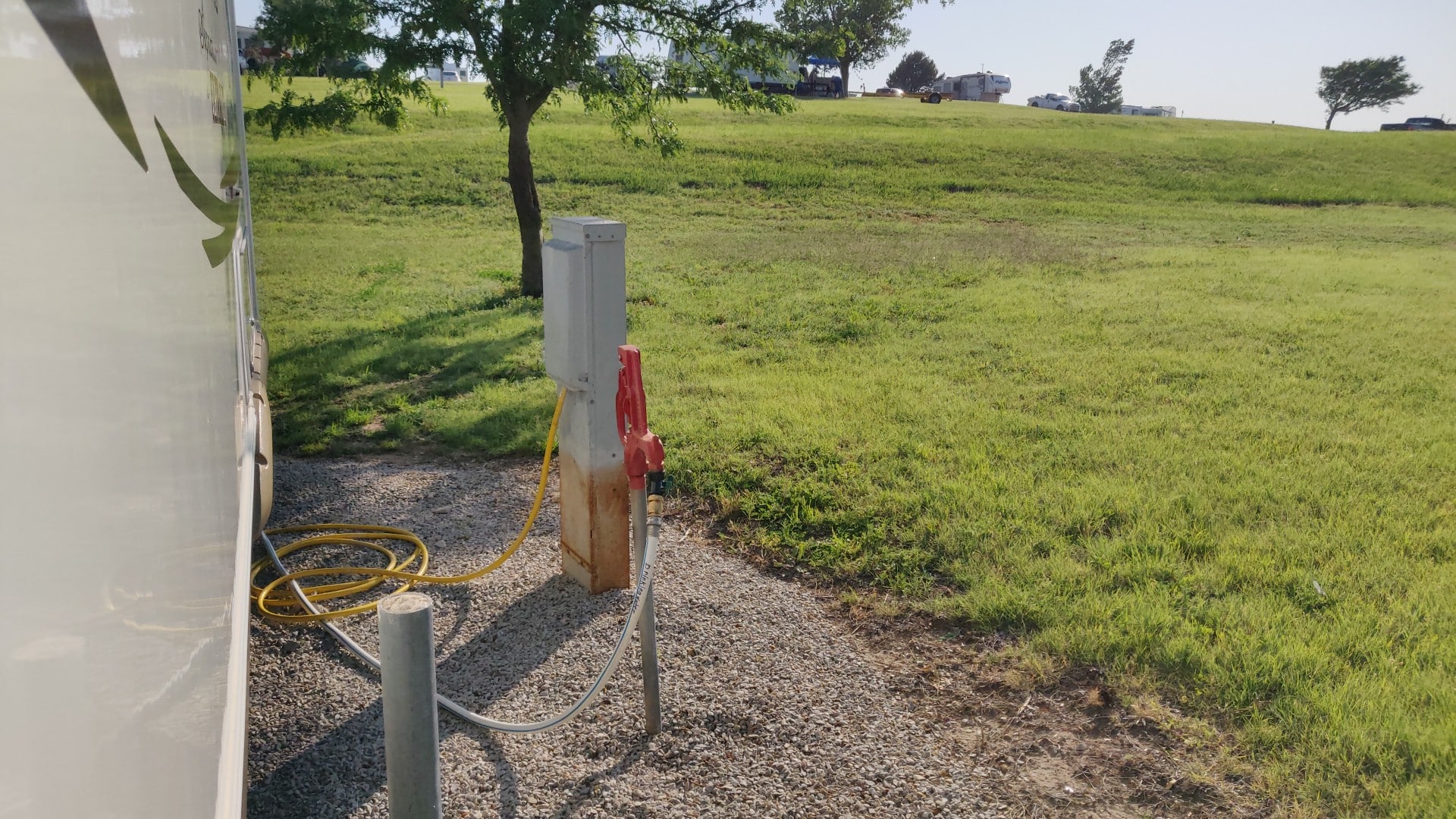 Campsite F13, Minooka Recreation Area - Dorrance, KS