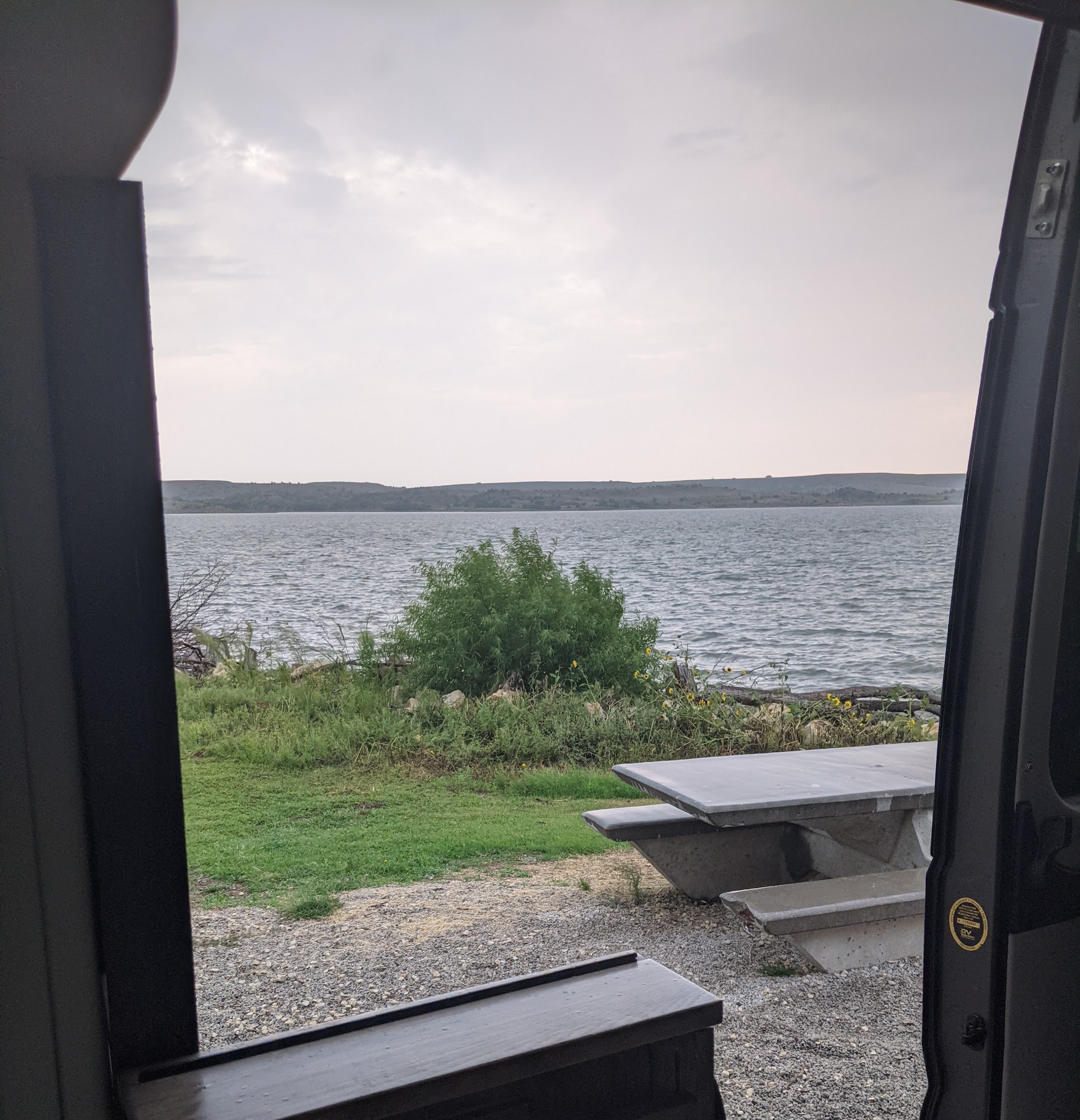 Campsite F13, Minooka Recreation Area - Dorrance, KS