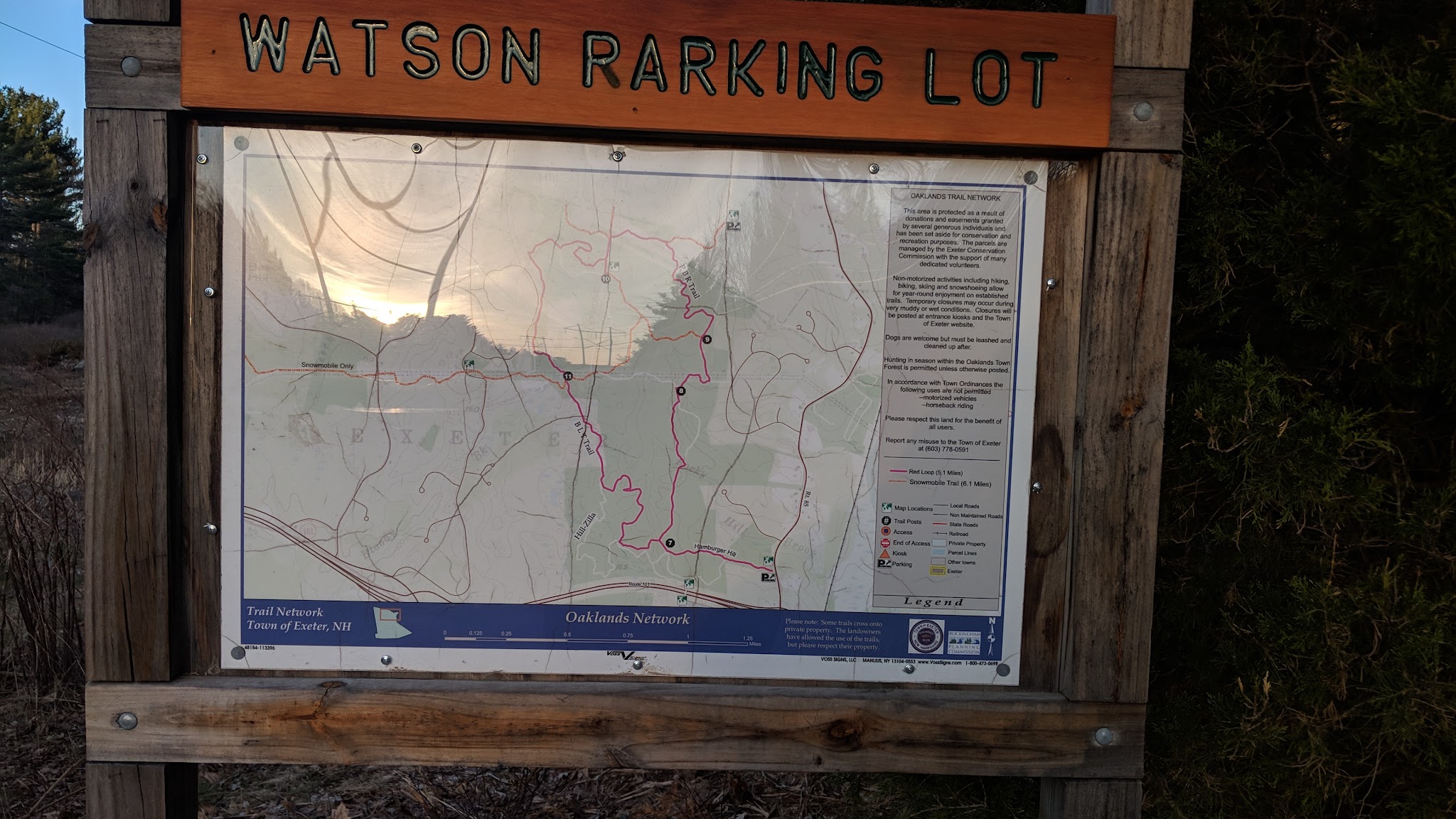 Watson Lot Trailhead - Exeter, NH