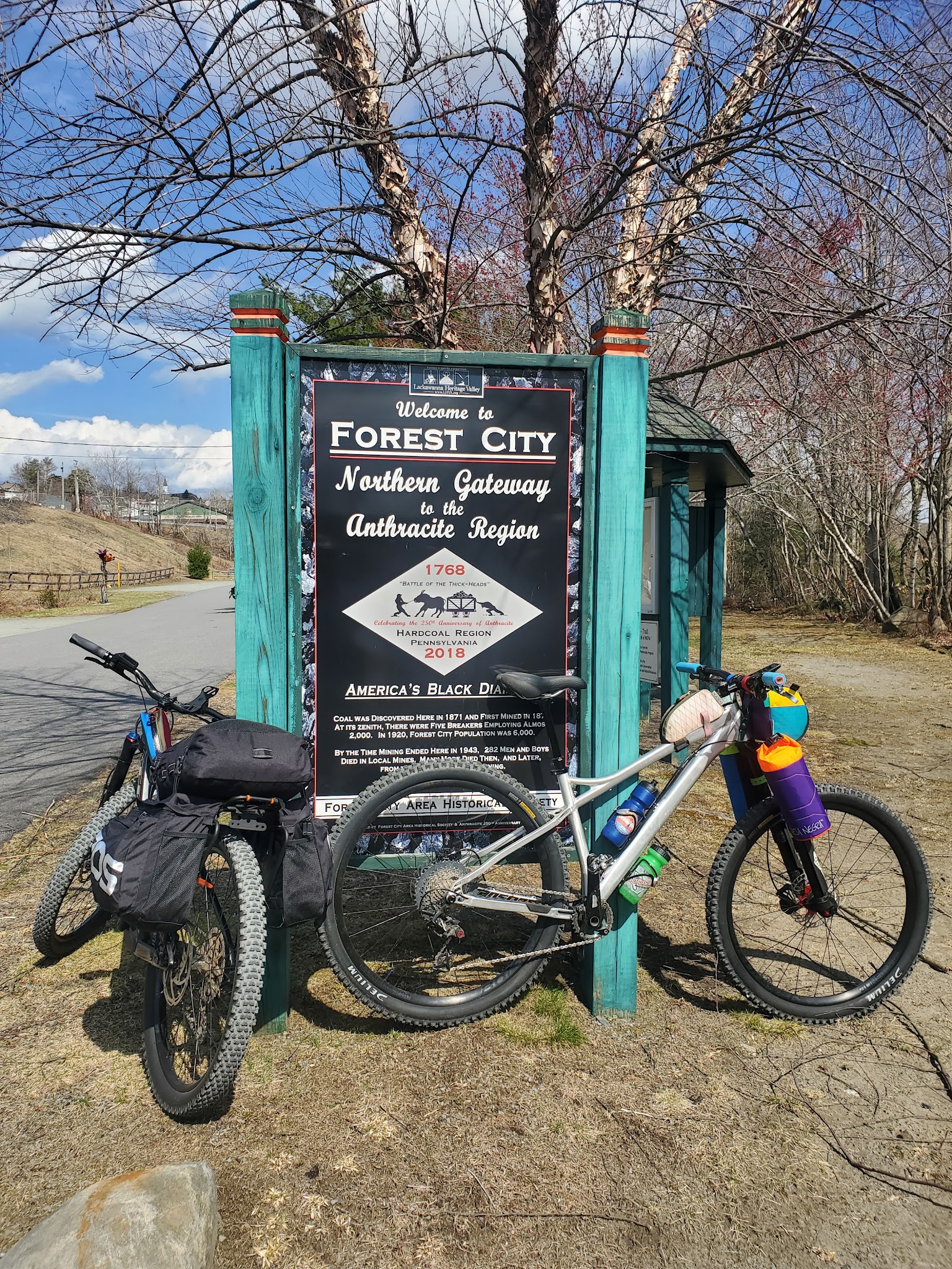 D&H Rail-Trail, Forest City Trailhead - Forest City, PA