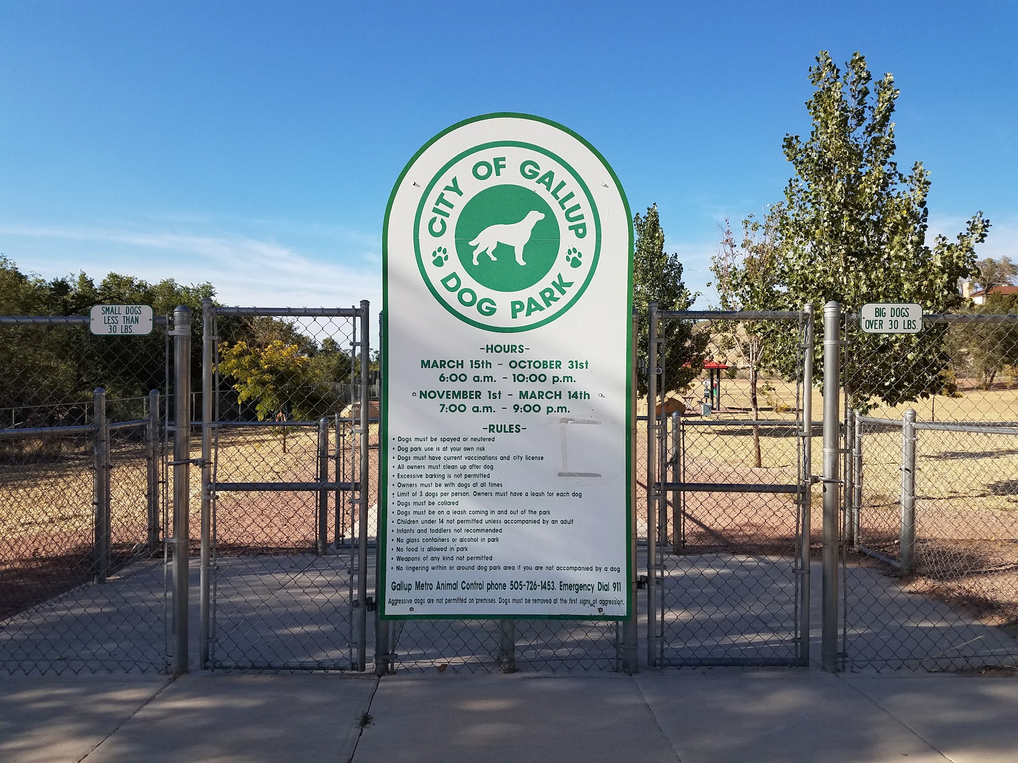 City of Gallup Dog Park - Gallup, NM