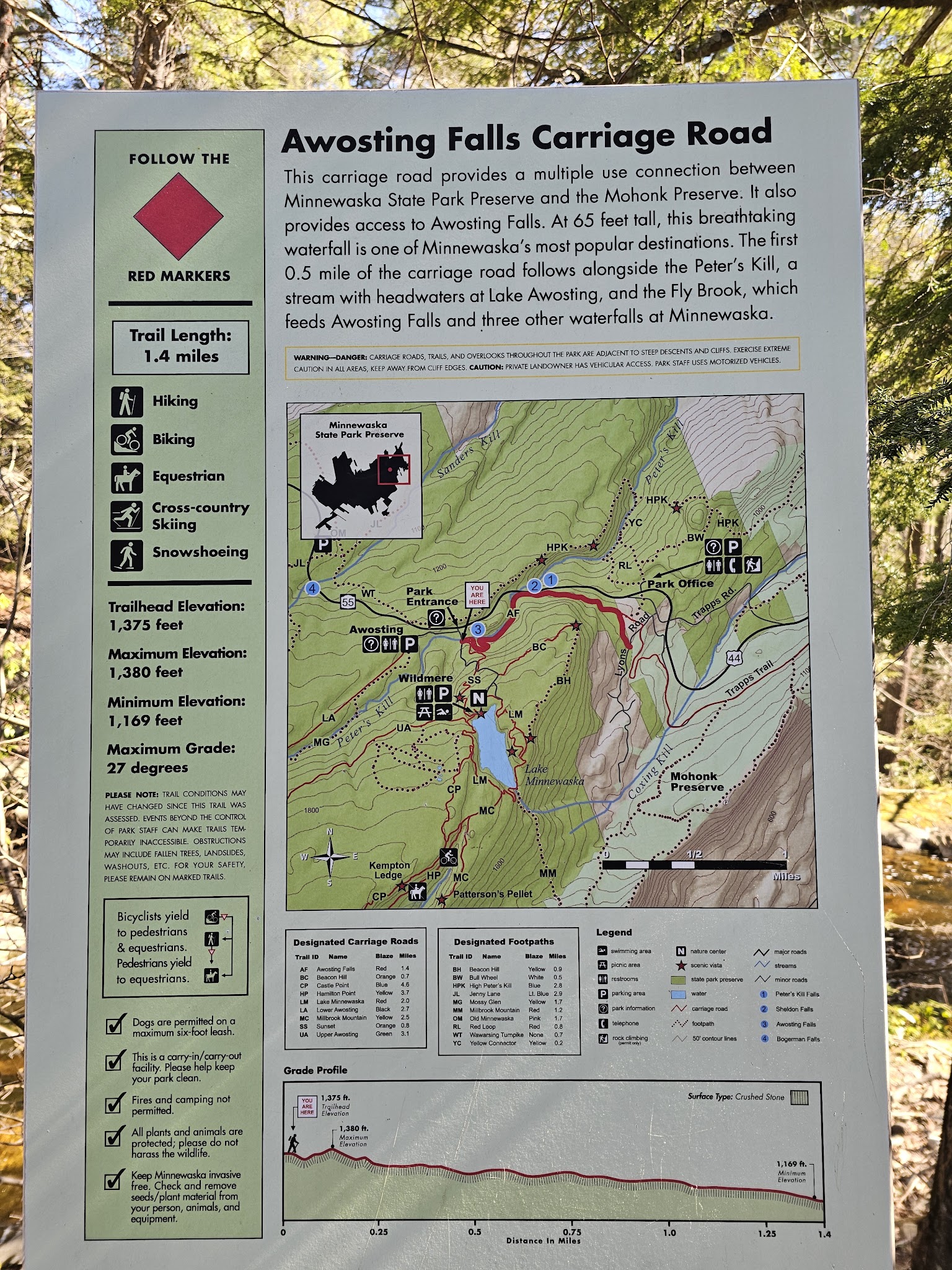 Minnewaska State Park Preserve Main Gate - Gardiner, NY