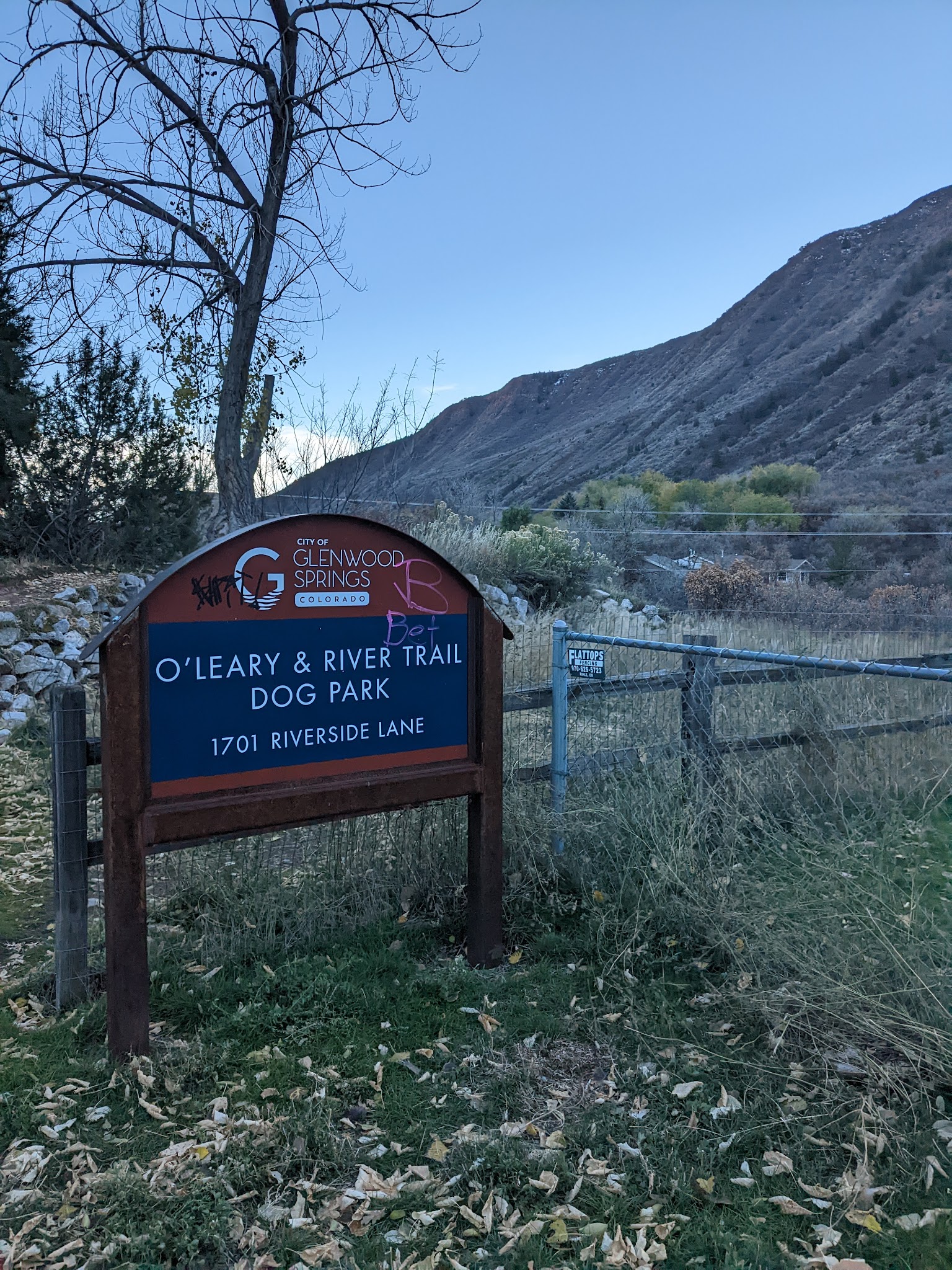 O'Leary & Rivertrail Dog Park - Glenwood Springs, CO