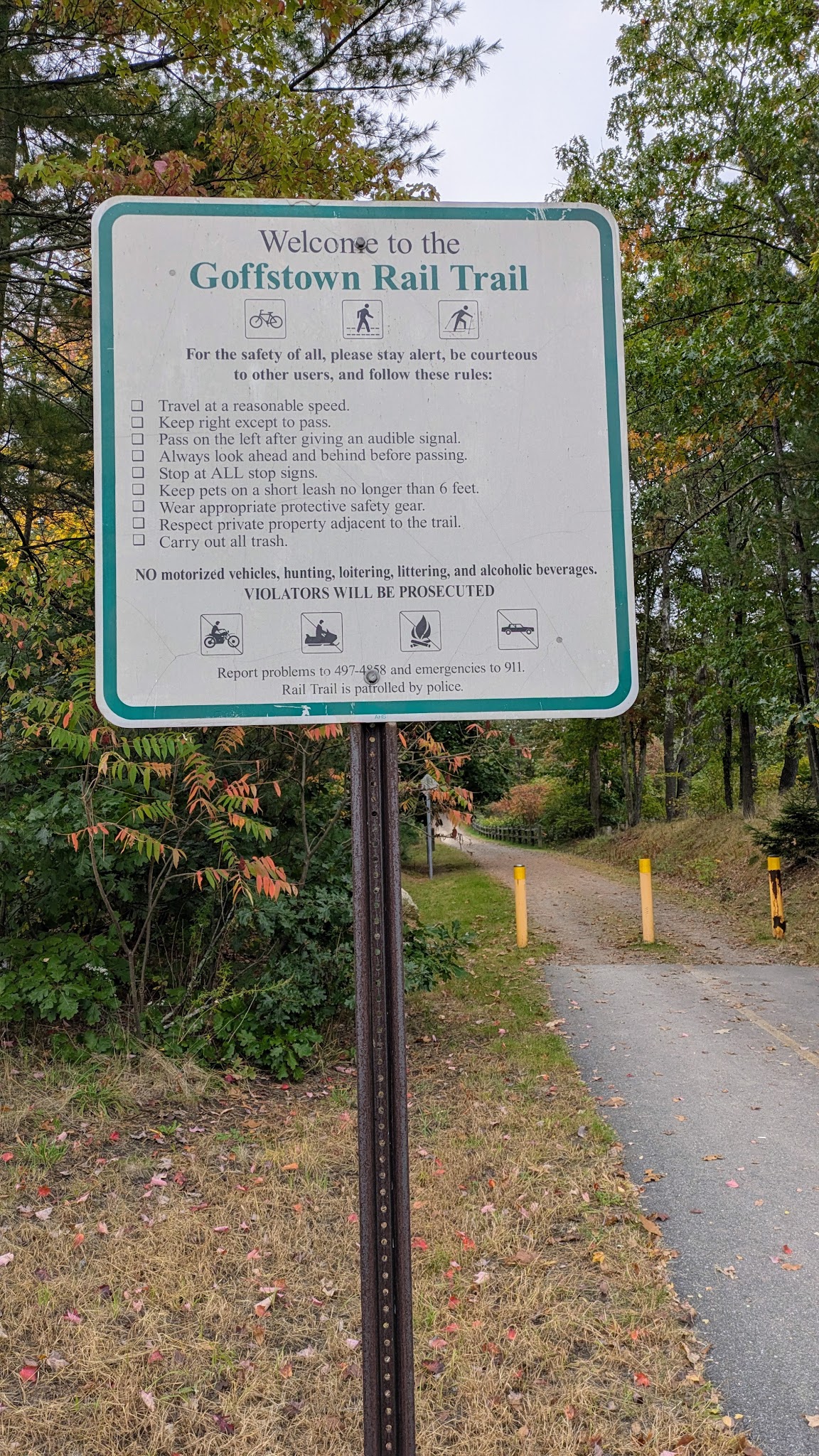 Goffstown Rail Trail Parking - Goffstown, NH