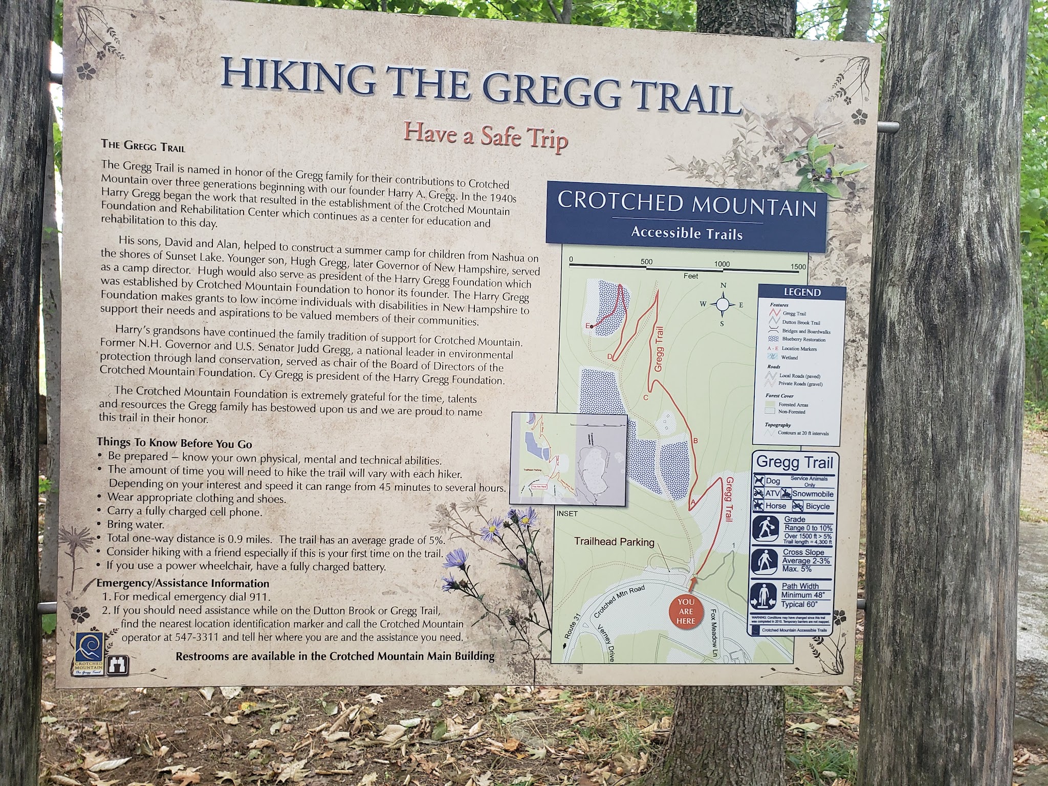 Crotched Mountain Accessible Trails - Greenfield, NH