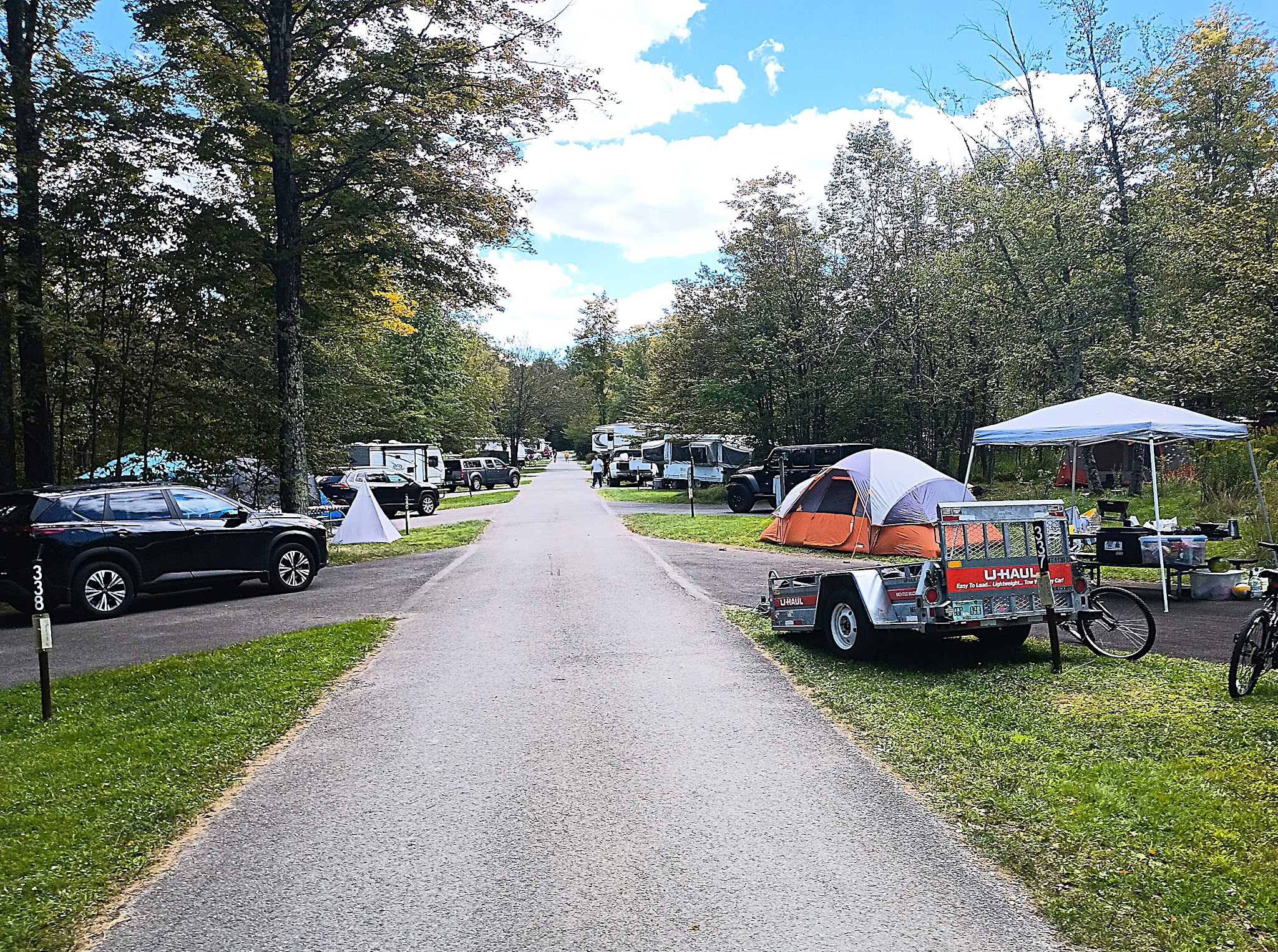 Promised Land State Park Beechwood Camping Area - Greentown, PA