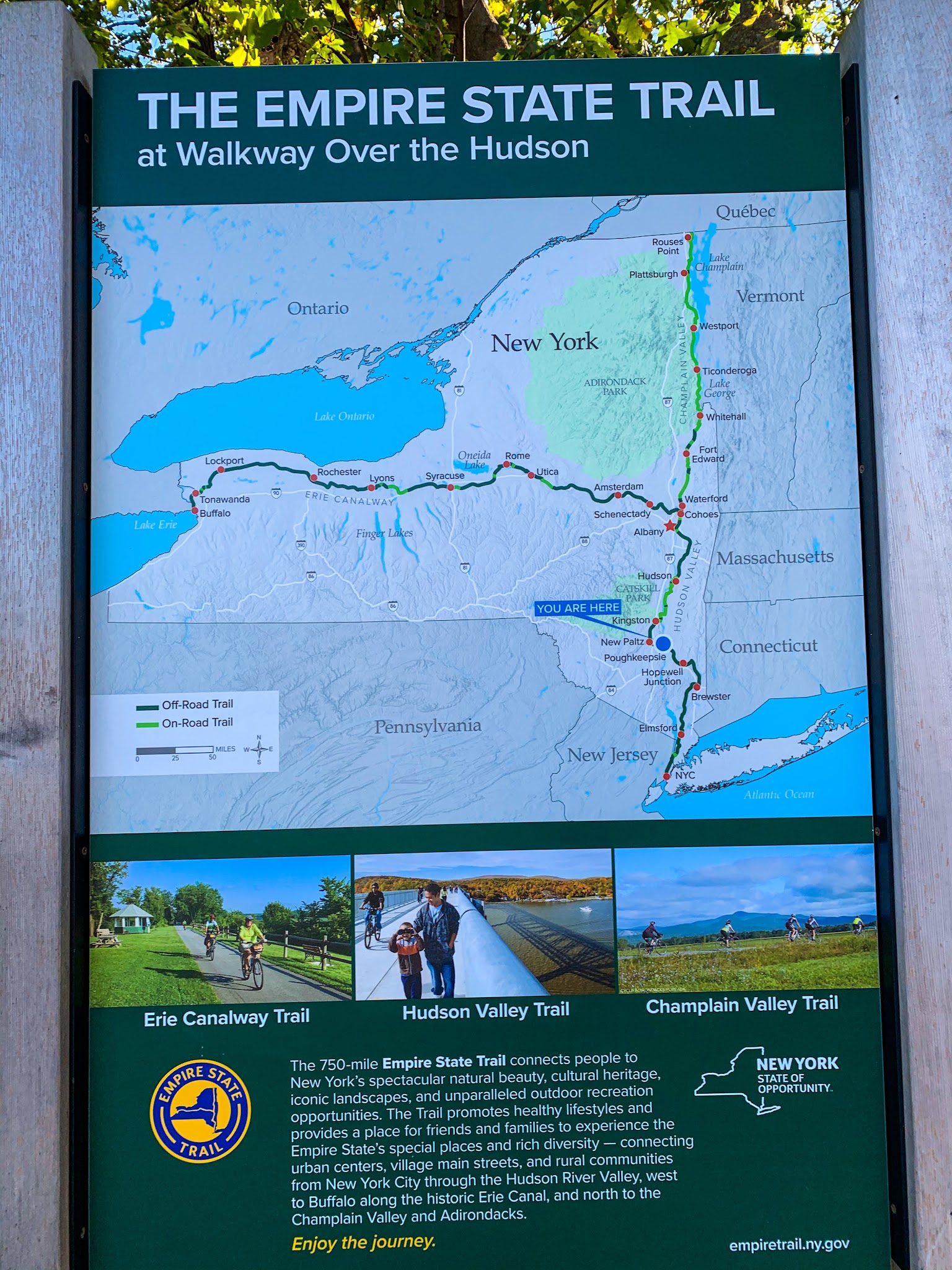 Hudson Valley Rail Trail Parking and Caboose - Highland, NY