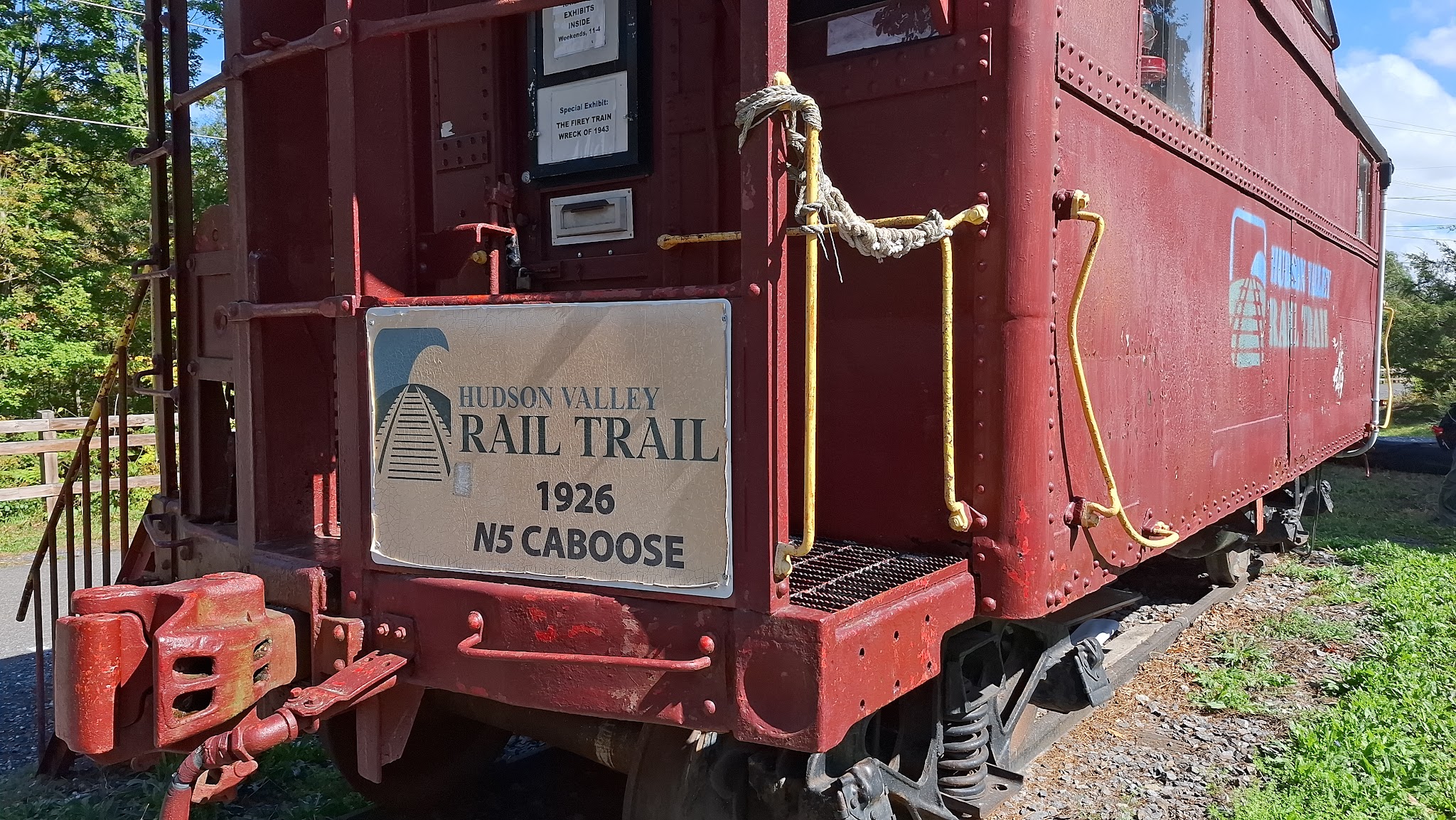 Hudson Valley Rail Trail Parking and Caboose - Highland, NY