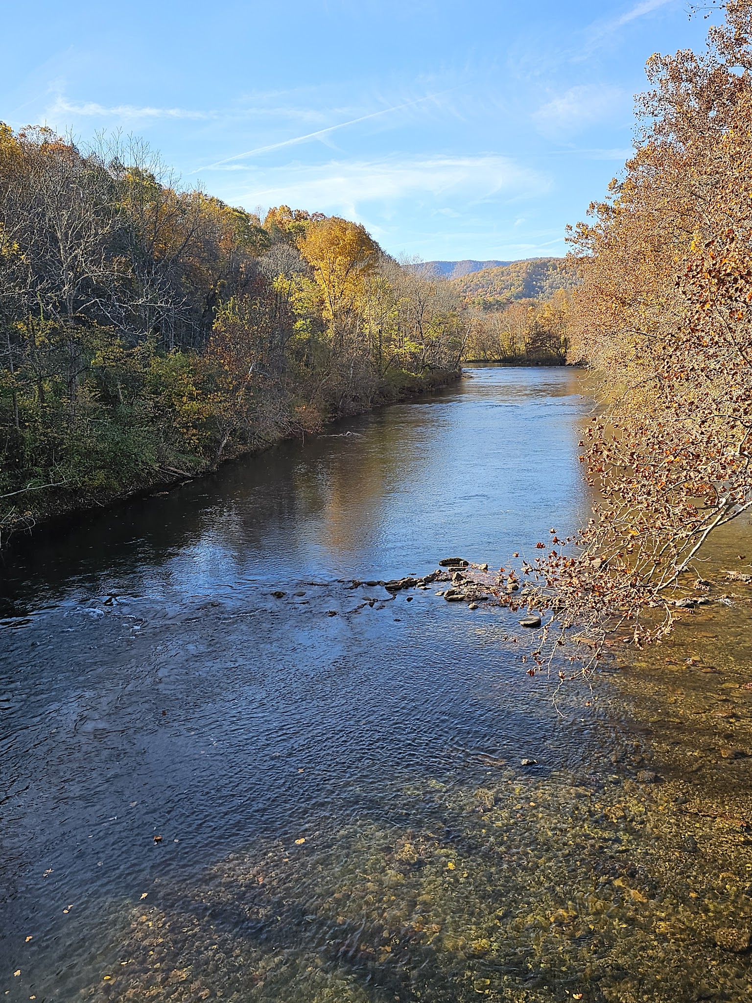 Smith Bridge Trailhead of the Jackson River Scenic Trail - Hot Springs, VA