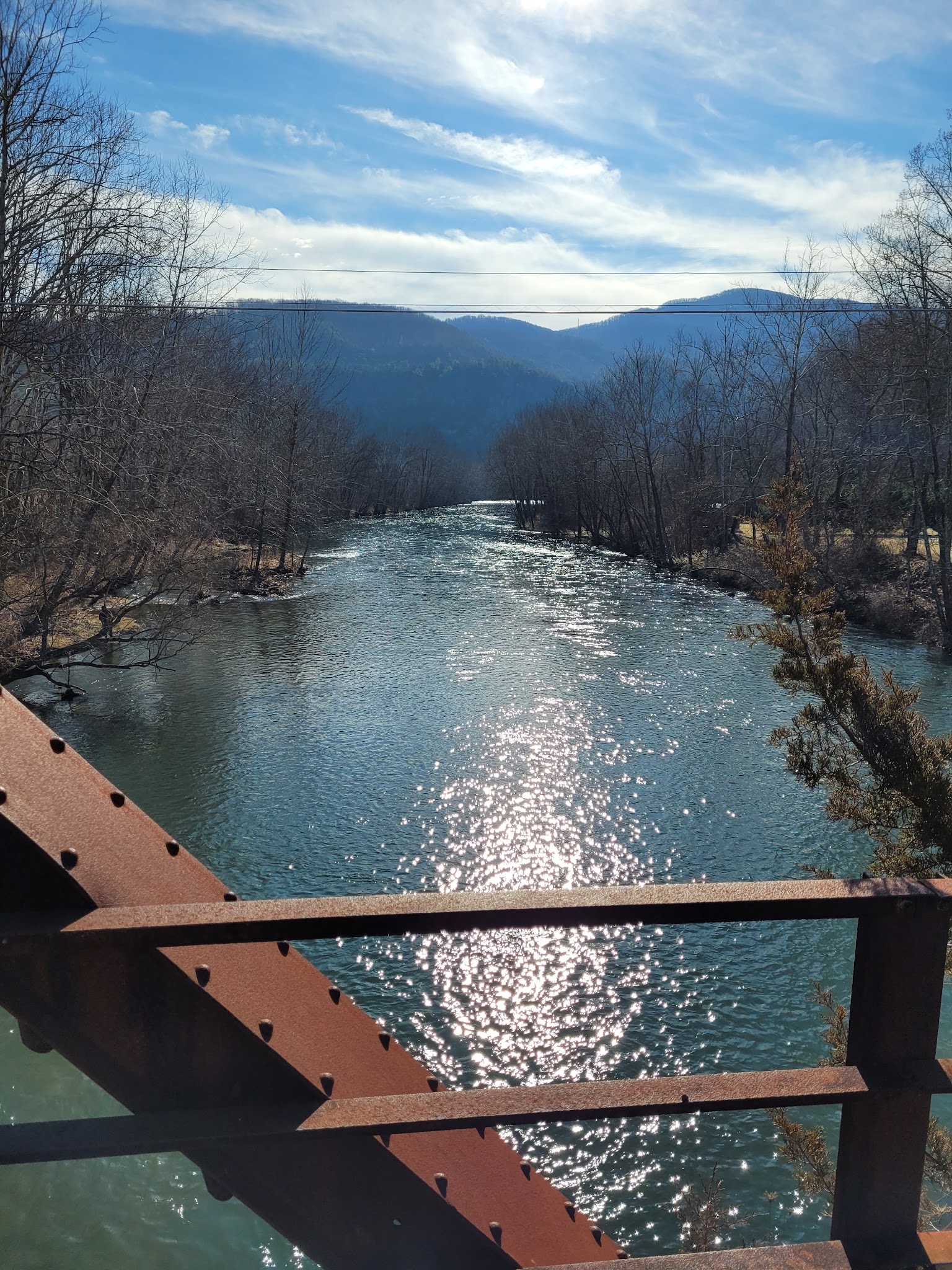 Smith Bridge Trailhead of the Jackson River Scenic Trail - Hot Springs, VA