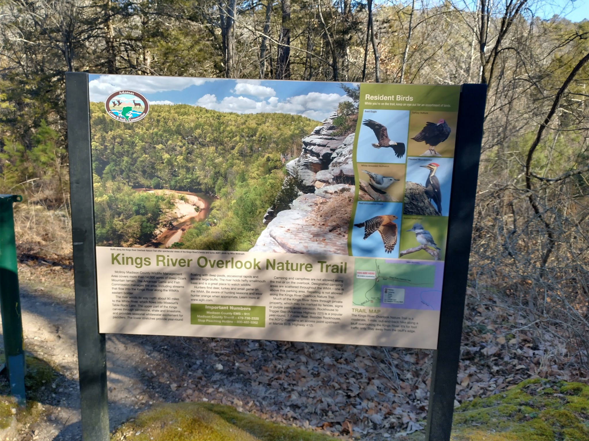 Kings River Overlook Nature Trail Head - Huntsville, AR