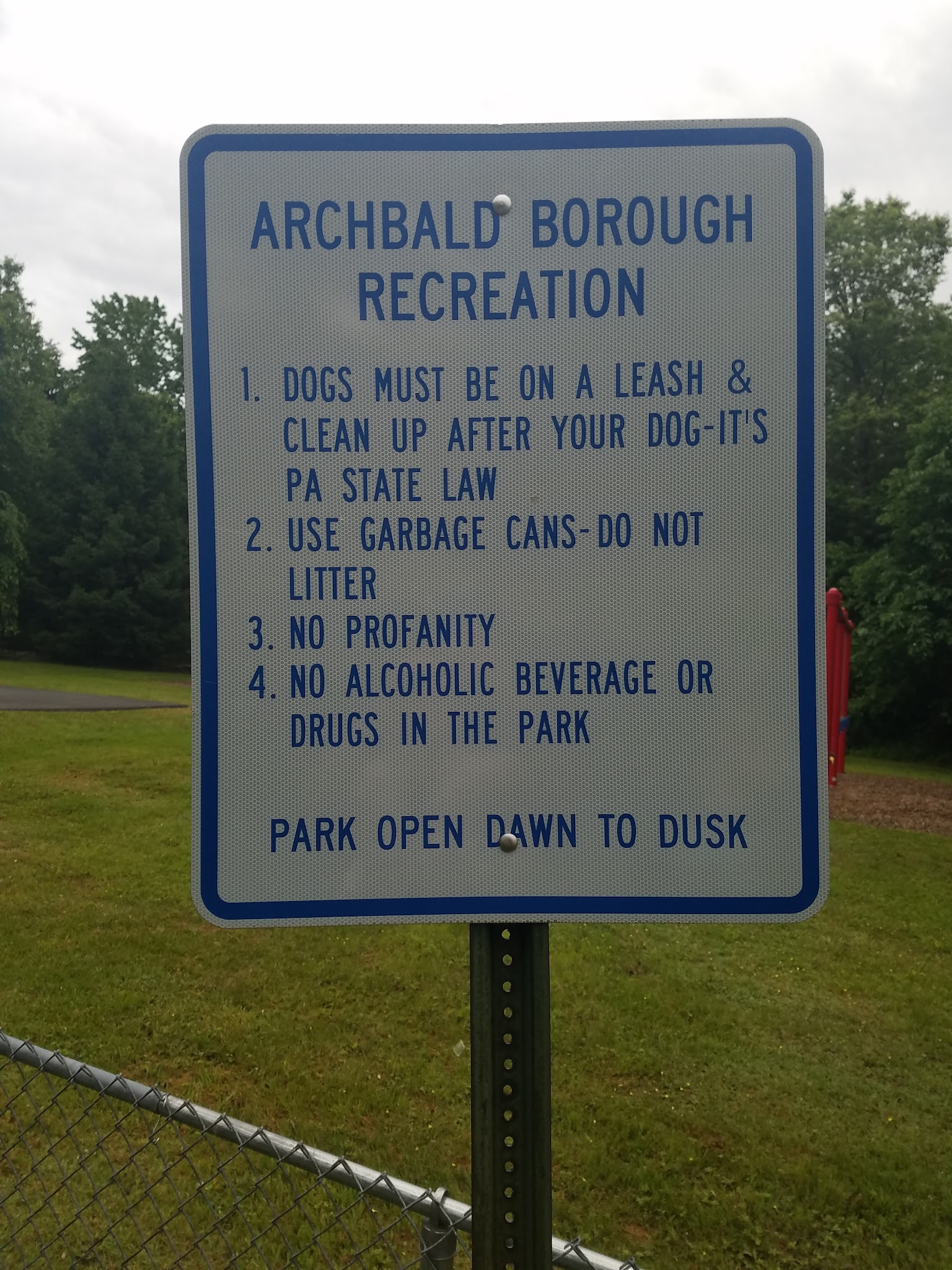 Archbald Borough Recreation Park - Nebraska Section - Jermyn, PA