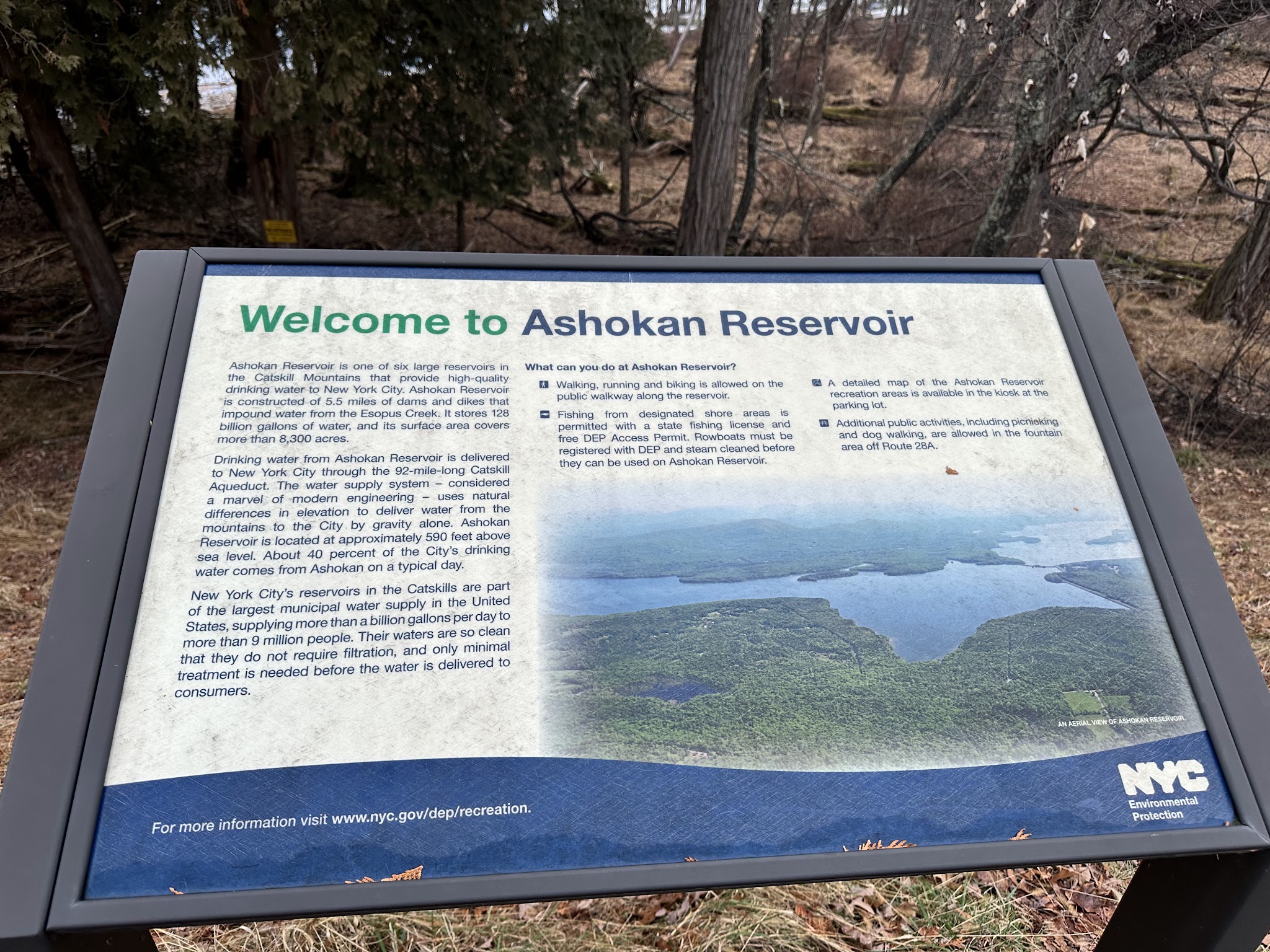 Ashokan Reservoir Promenade East Parking Lot - Kingston, NY