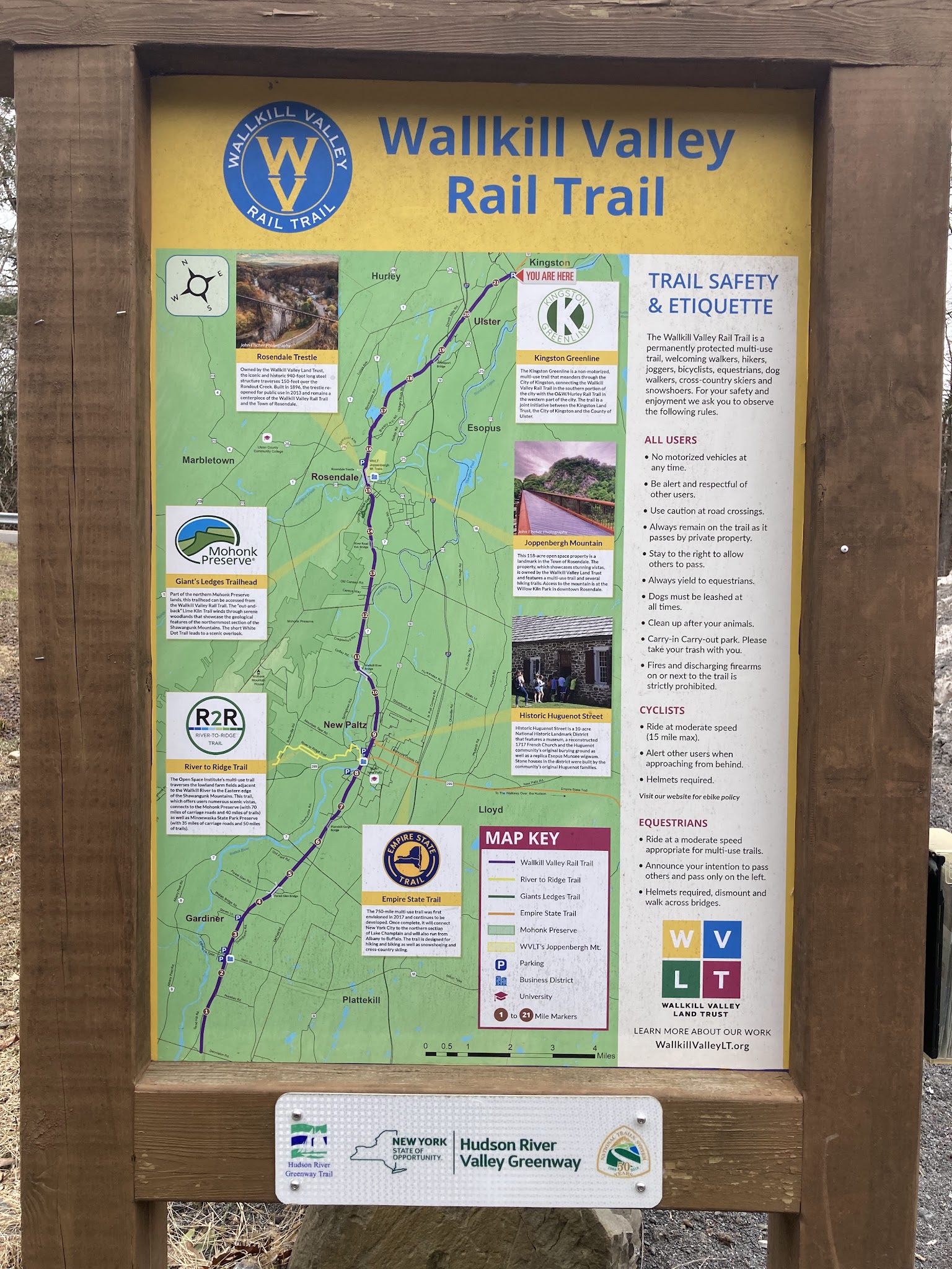 Wallkill Valley Rail Trail Parking, North, Kingston, NY - Kingston, NY