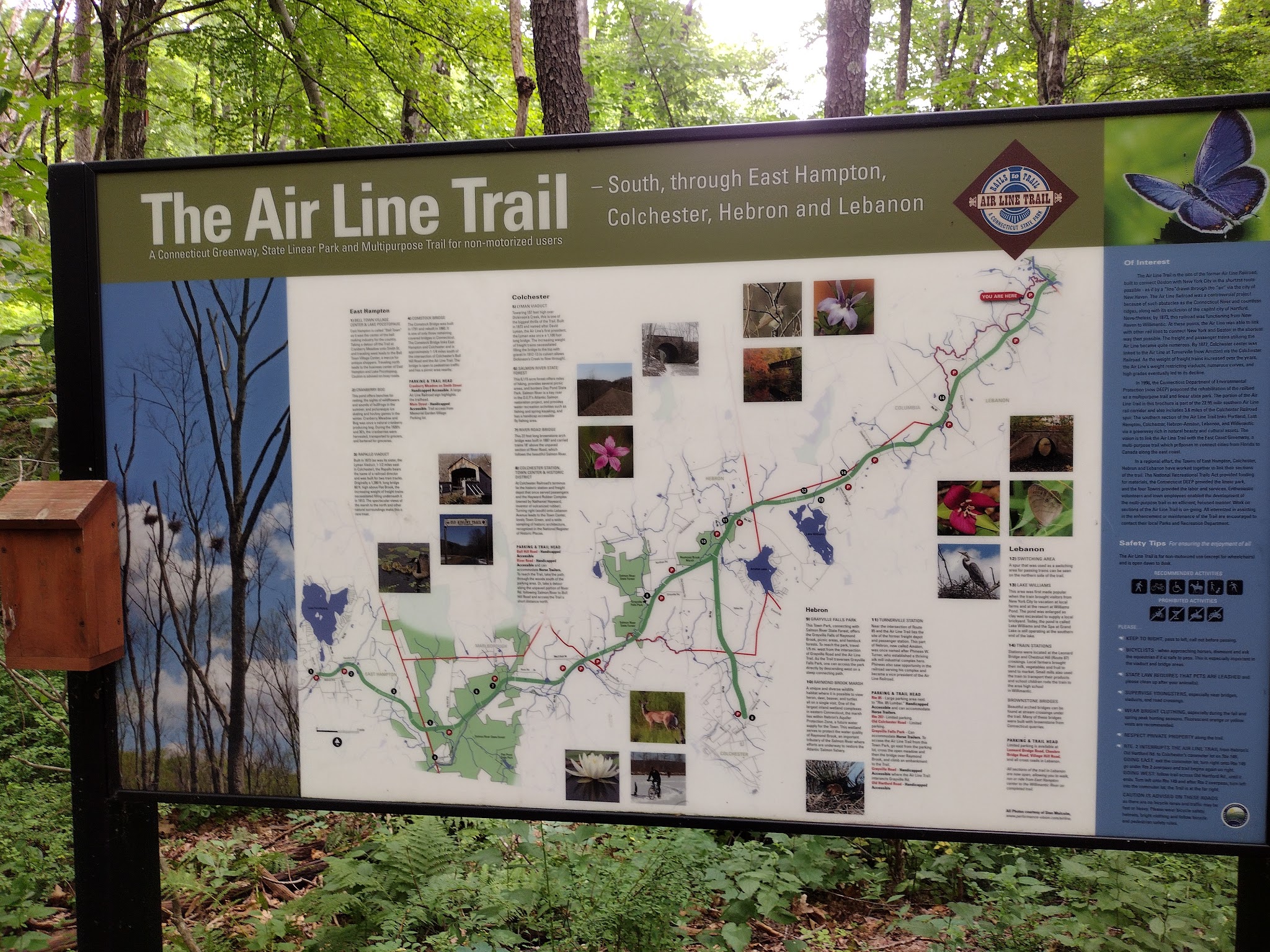 Air Line South State Park Trail (Lebanon Trailhead) - Lebanon, CT