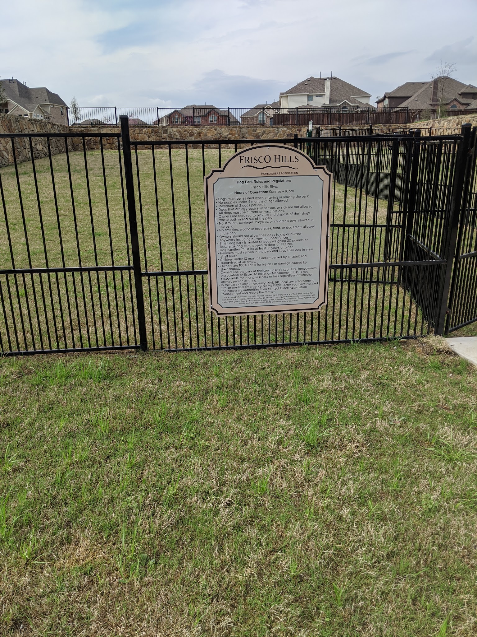 Frisco Hills Dog Park - Little Elm, TX