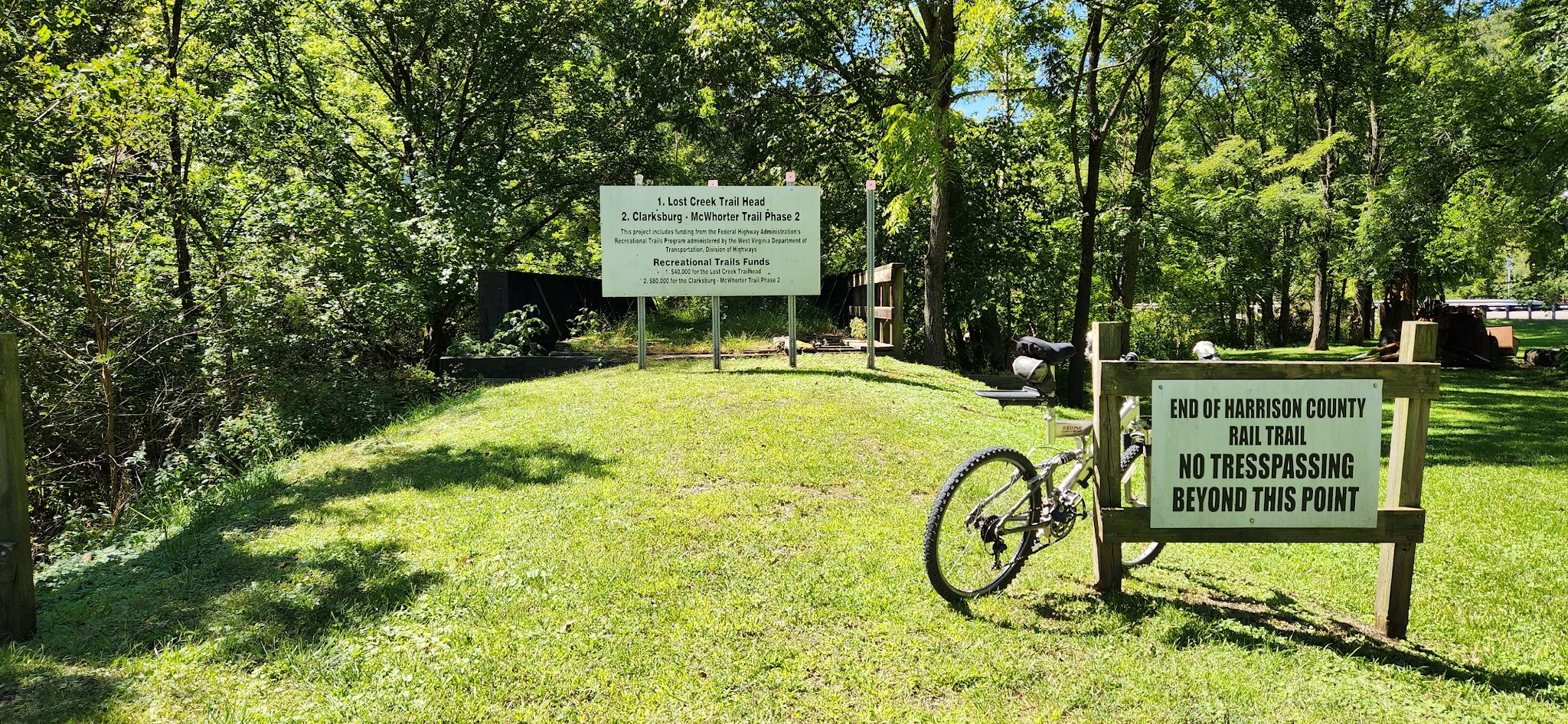 Southern Harrison Trail Parking - Lost Creek, WV