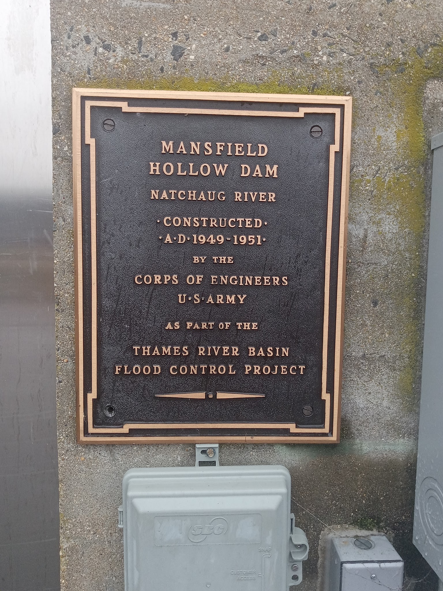 Mansfield Hollow Dam - Mansfield Center, CT