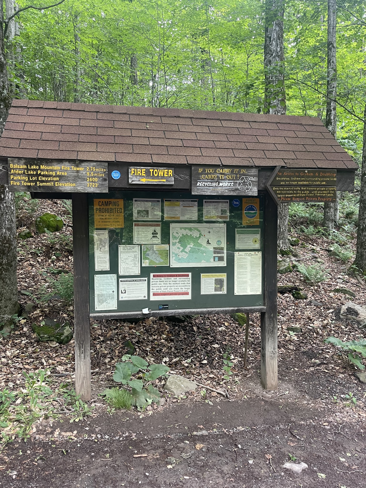 Dry Brook Ridge Trailhead - Margaretville, NY
