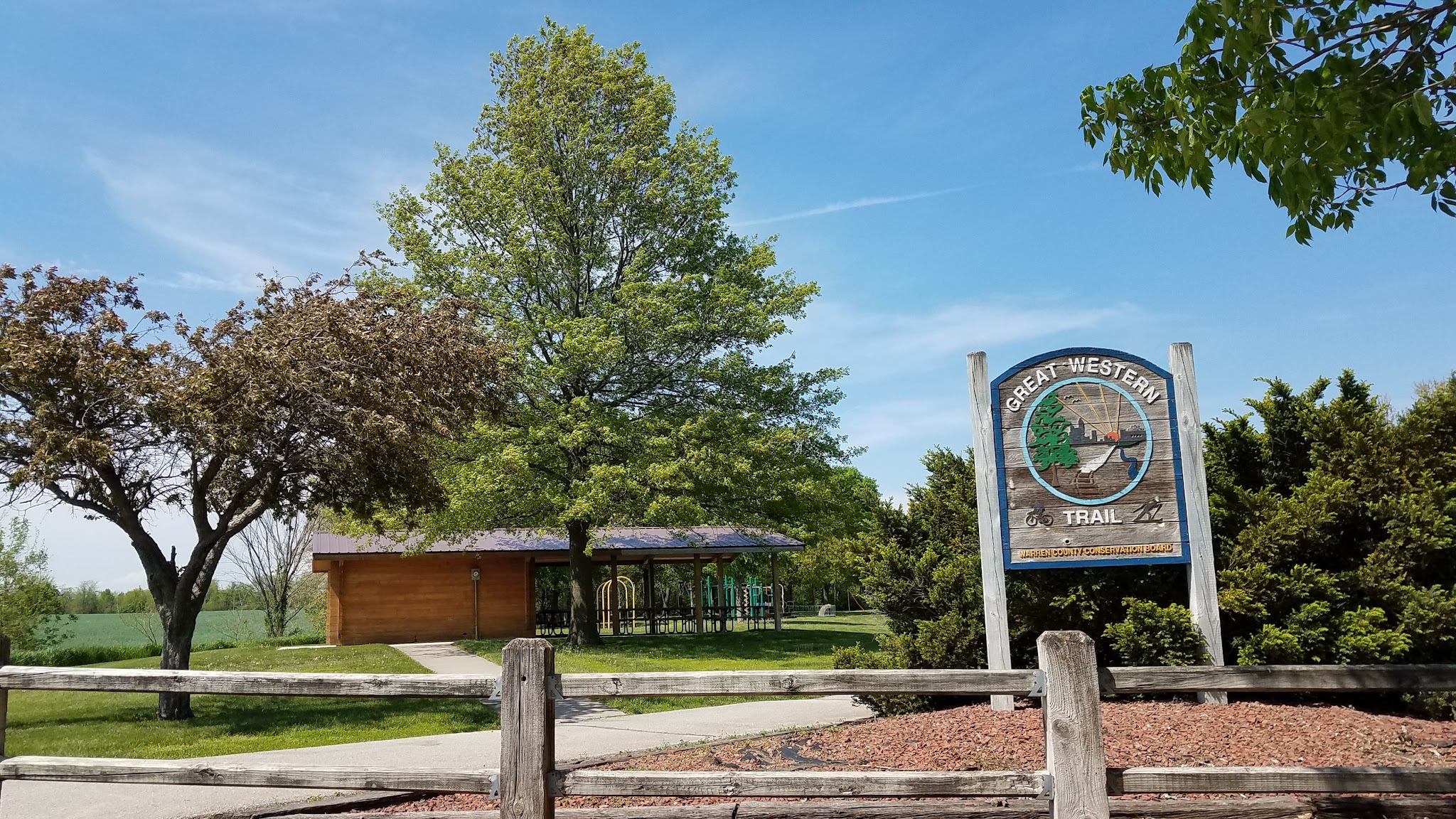 Great Western Trail - Martensdale trail head - Martensdale, IA