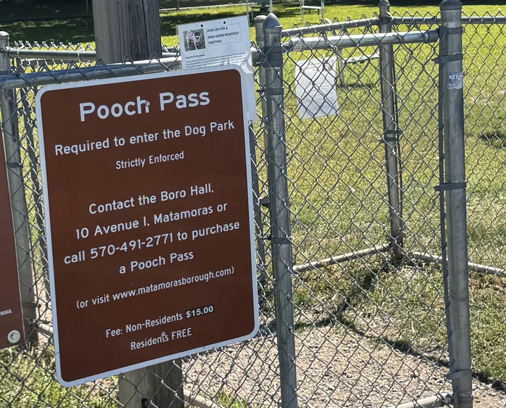 Matamoras Dog Park - Matamoras, PA