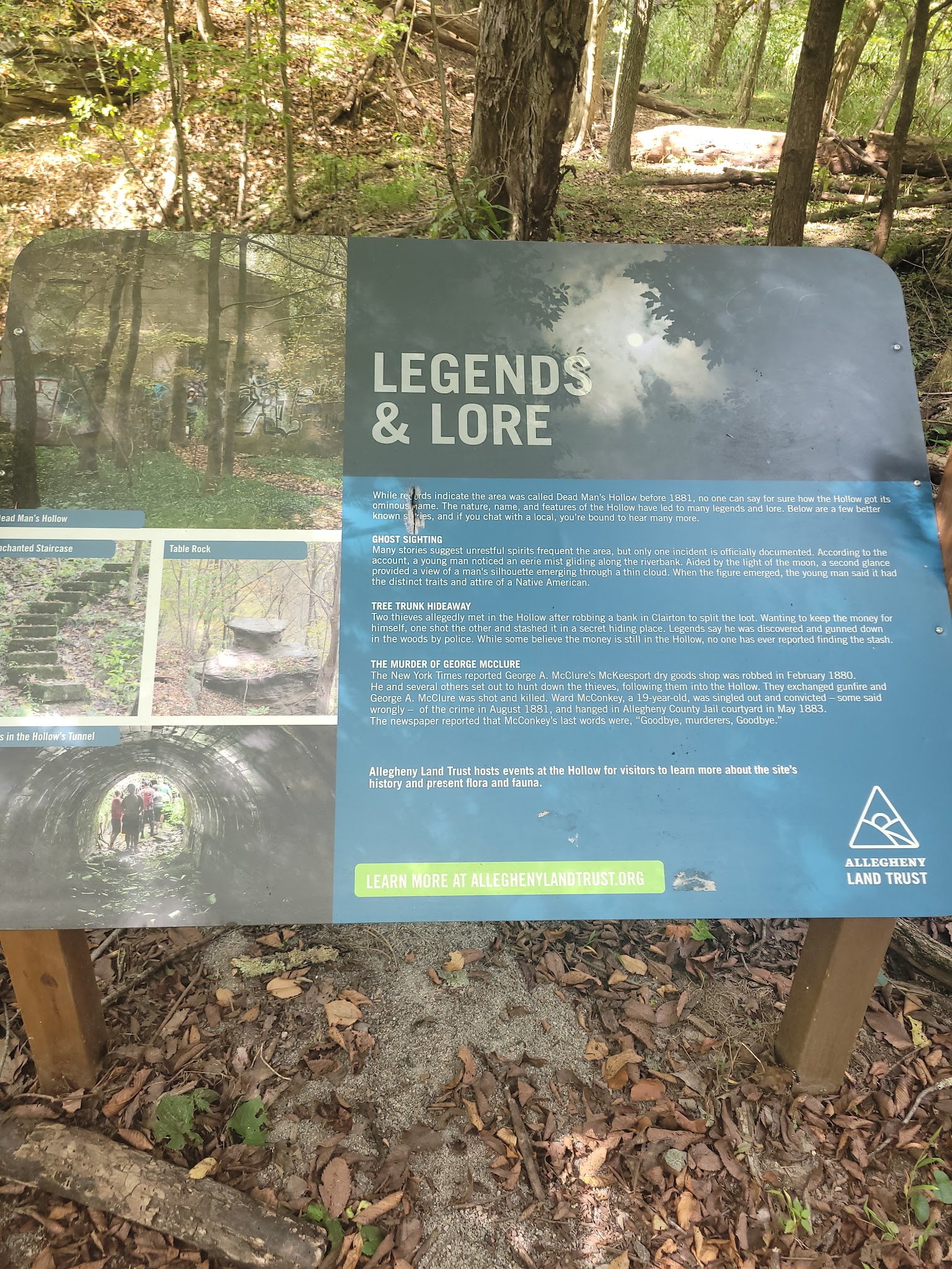 Dead Man’s Hollow Cool Spirit Trailhead - McKeesport, PA