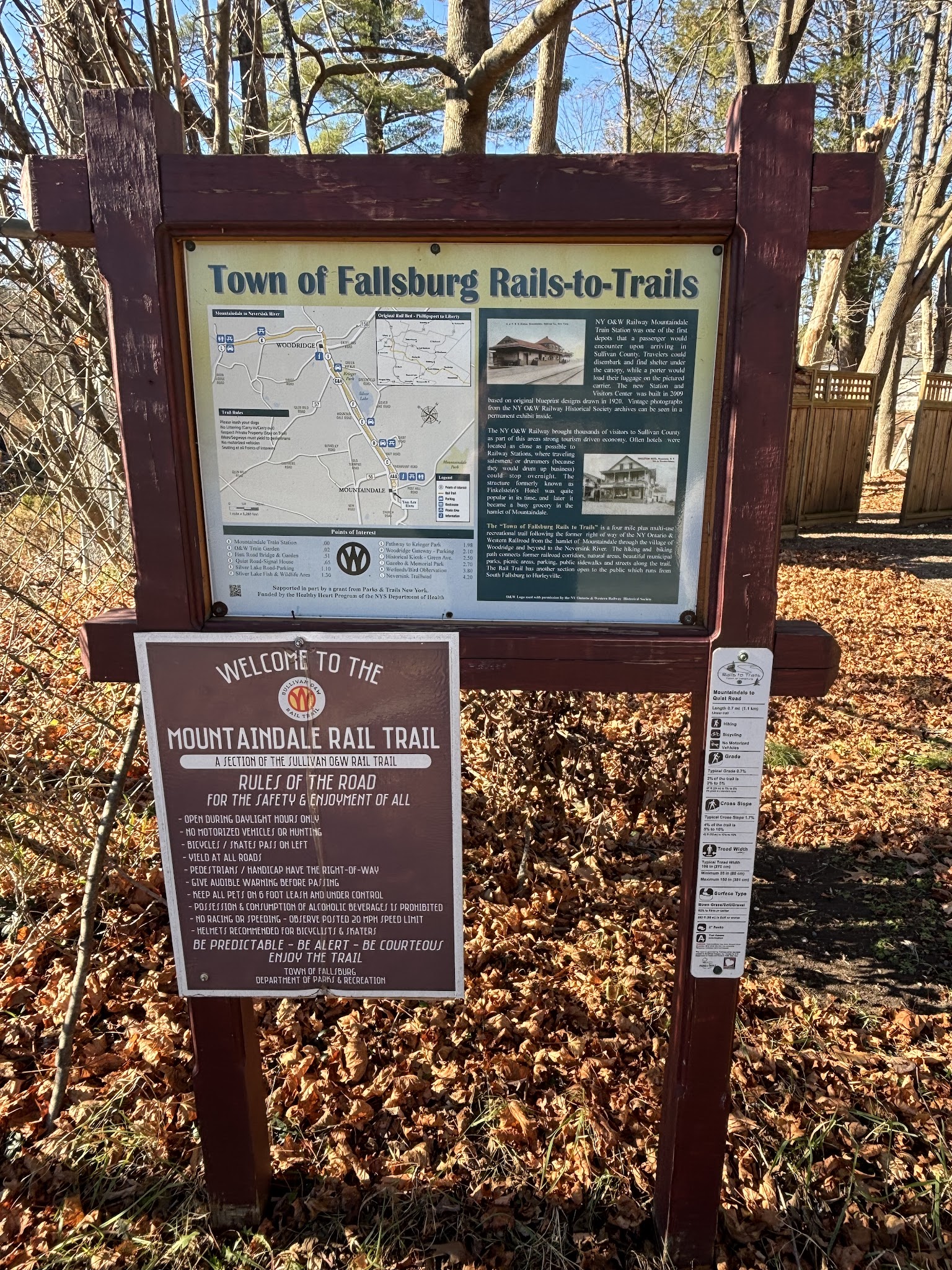 Mountain Dale Rail Trail parking - Mountain Dale, NY