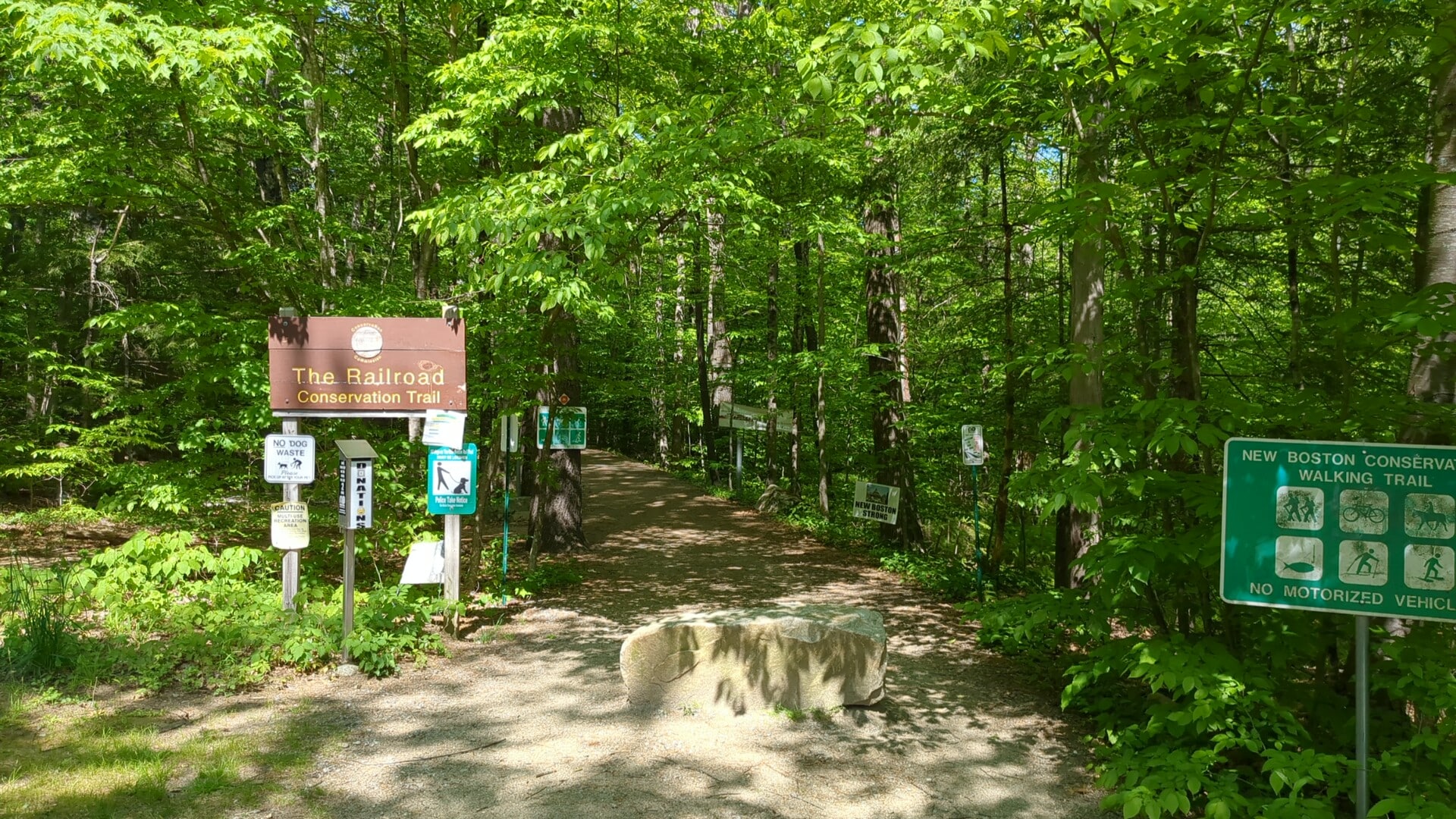 New Boston Rail Trailhead - New Boston, NH