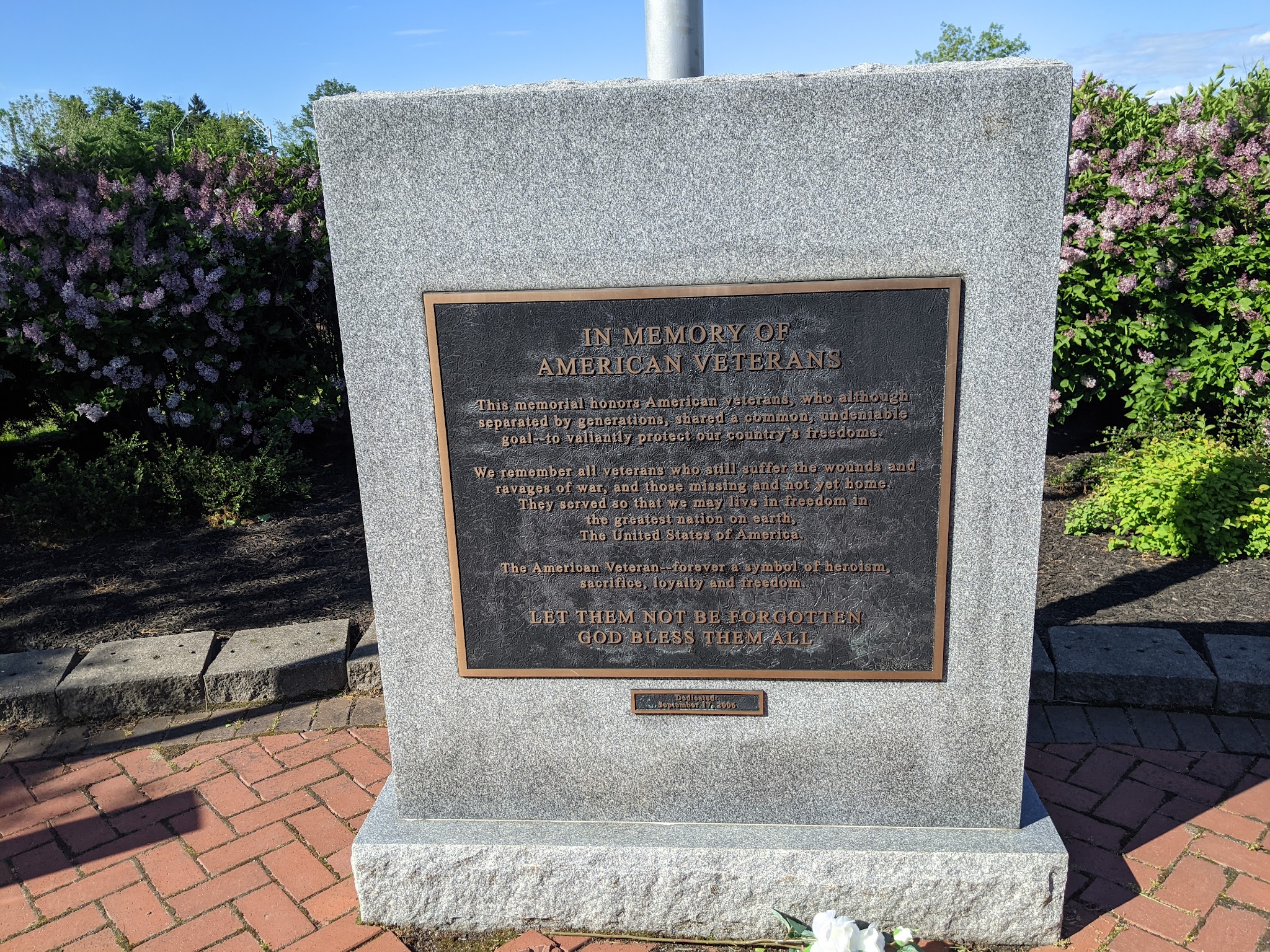 New Hartford Veteran Memorial - New Hartford, NY