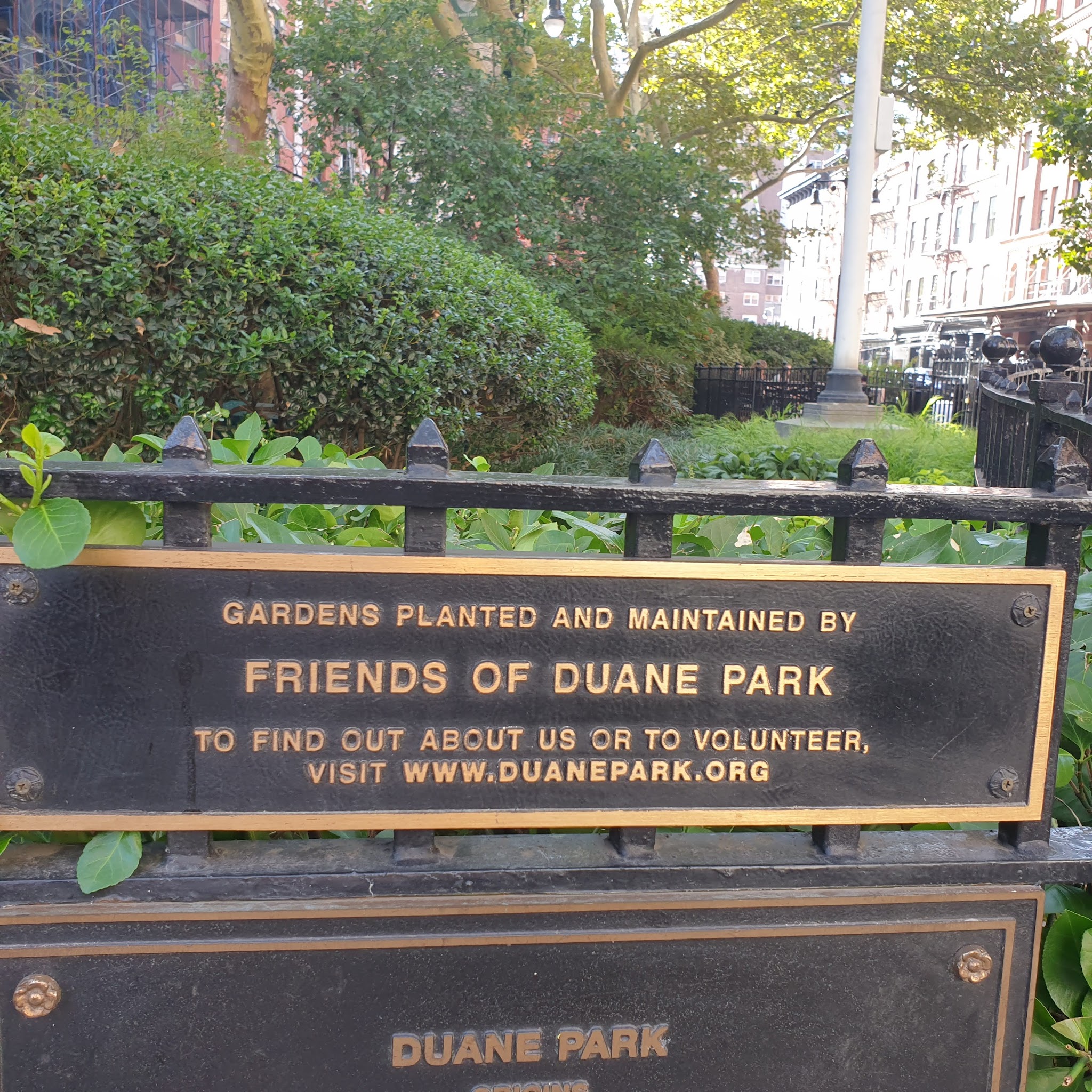 Duane Park - New York, NY