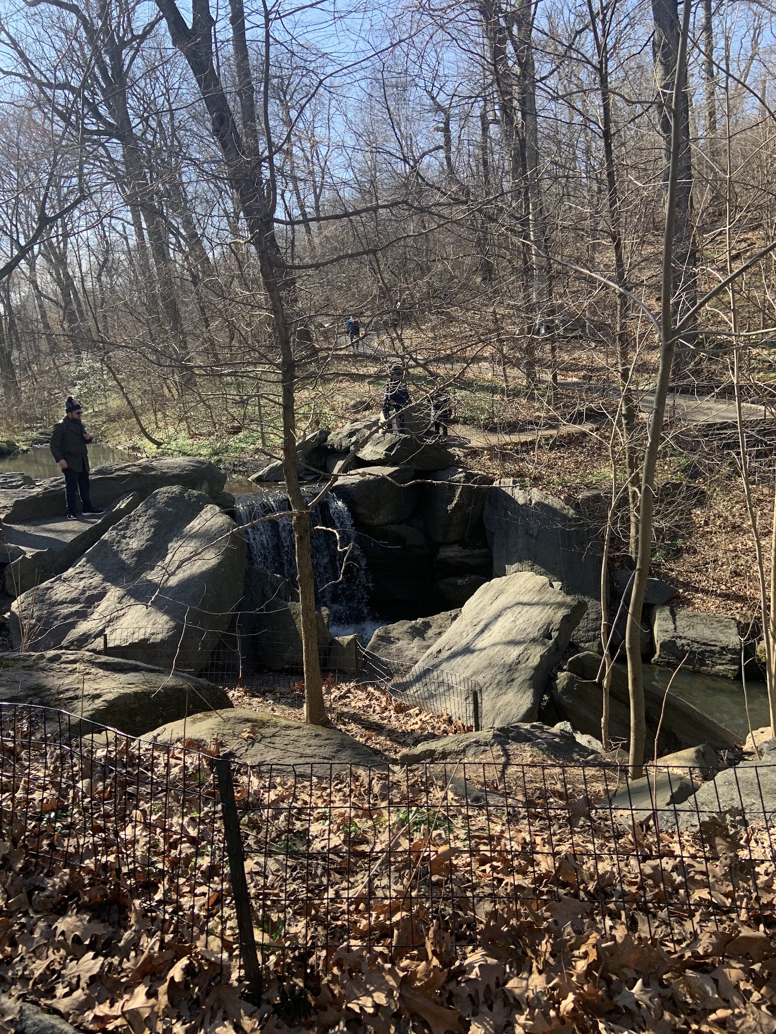 North Woods Loch Double Waterfall - New York, NY