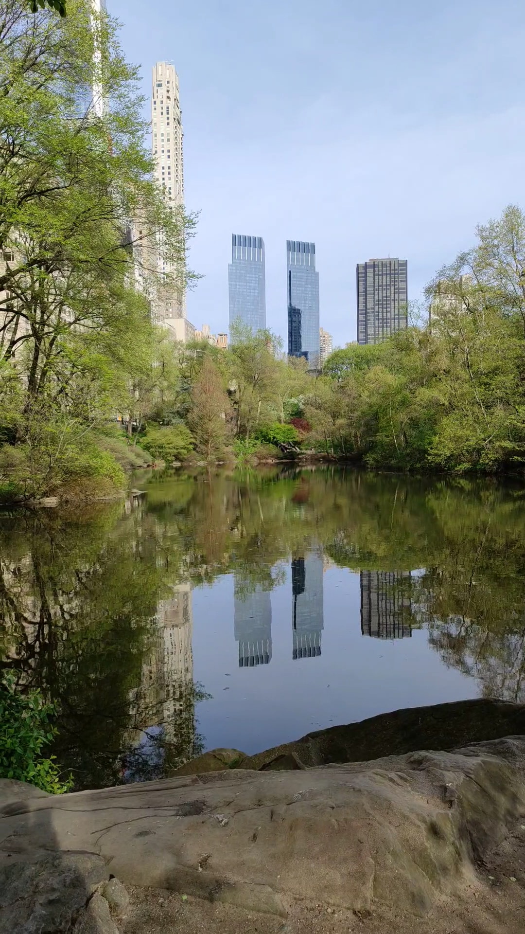 The Pond at Central Park - New York, NY
