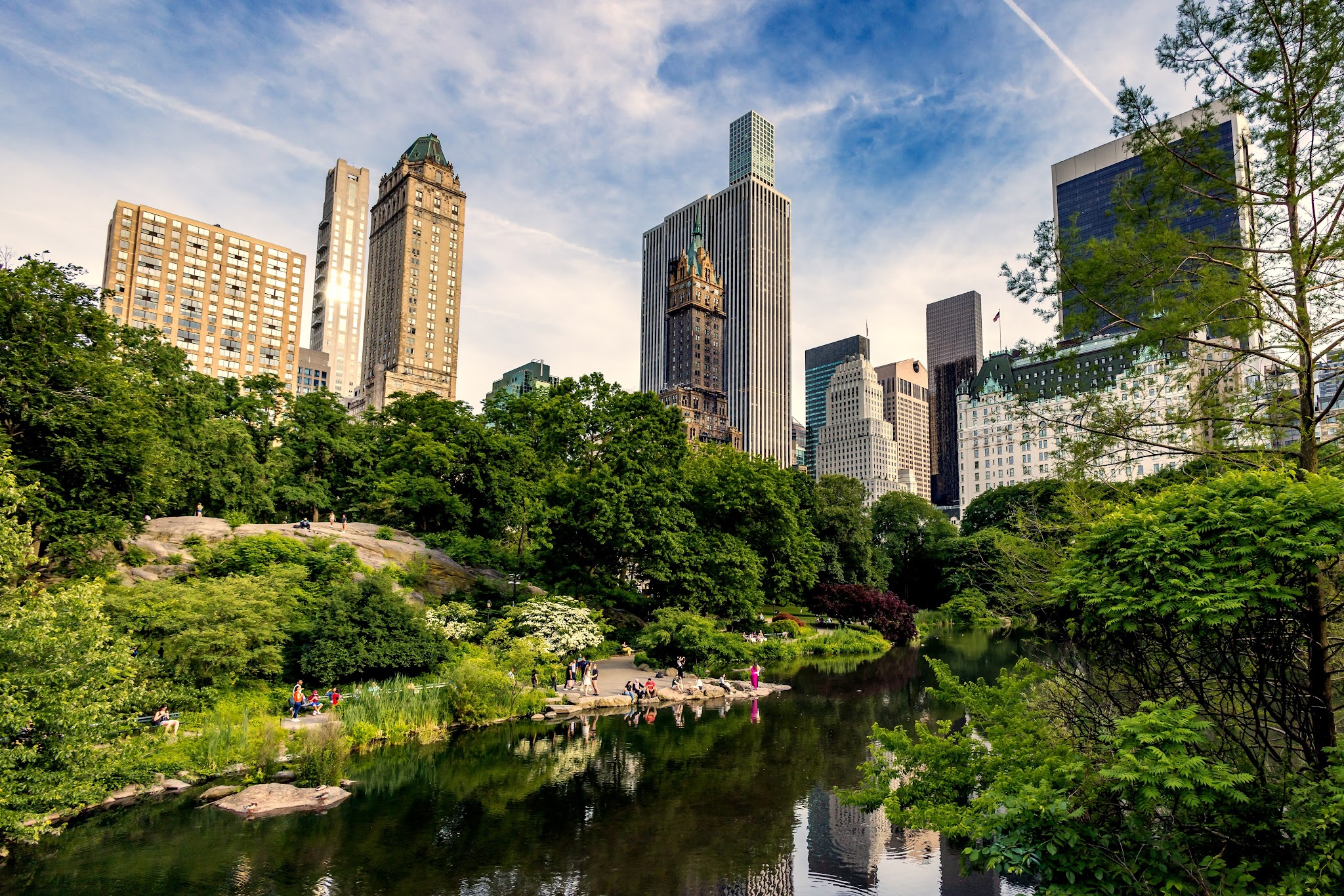 The Pond at Central Park - New York, NY