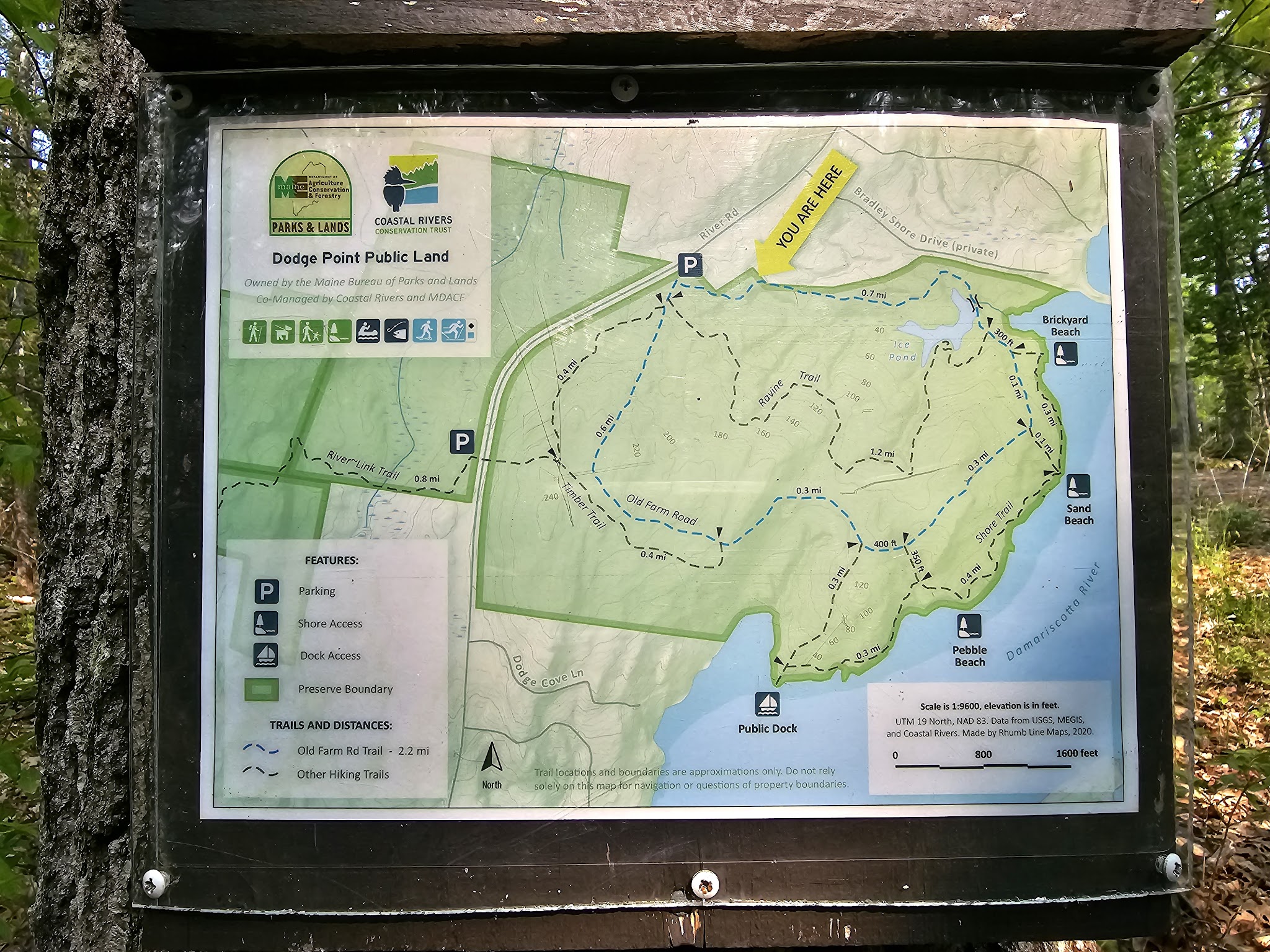 Dodge Point Preserve Trail Head - Newcastle, ME