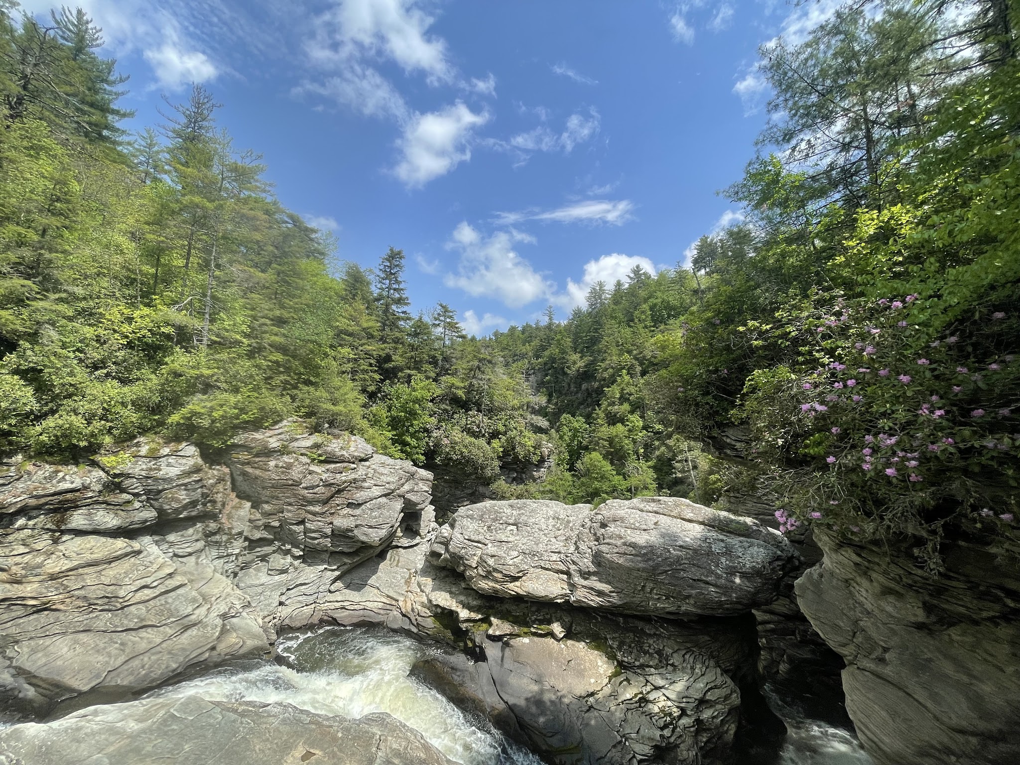 Linville Falls - Trail and Waterfall - Newland, NC