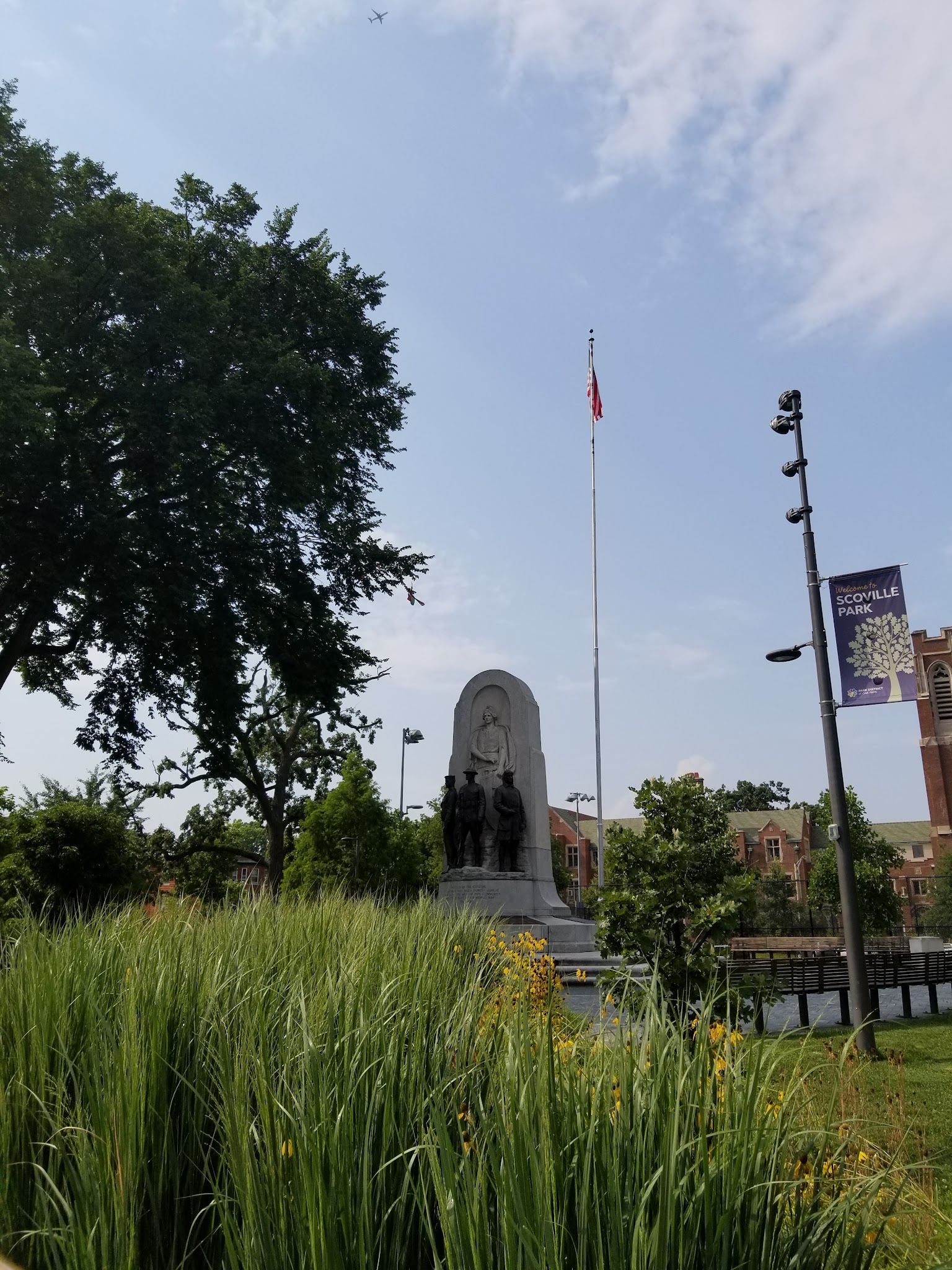 Scoville Park World War I Memorial - Oak Park, IL
