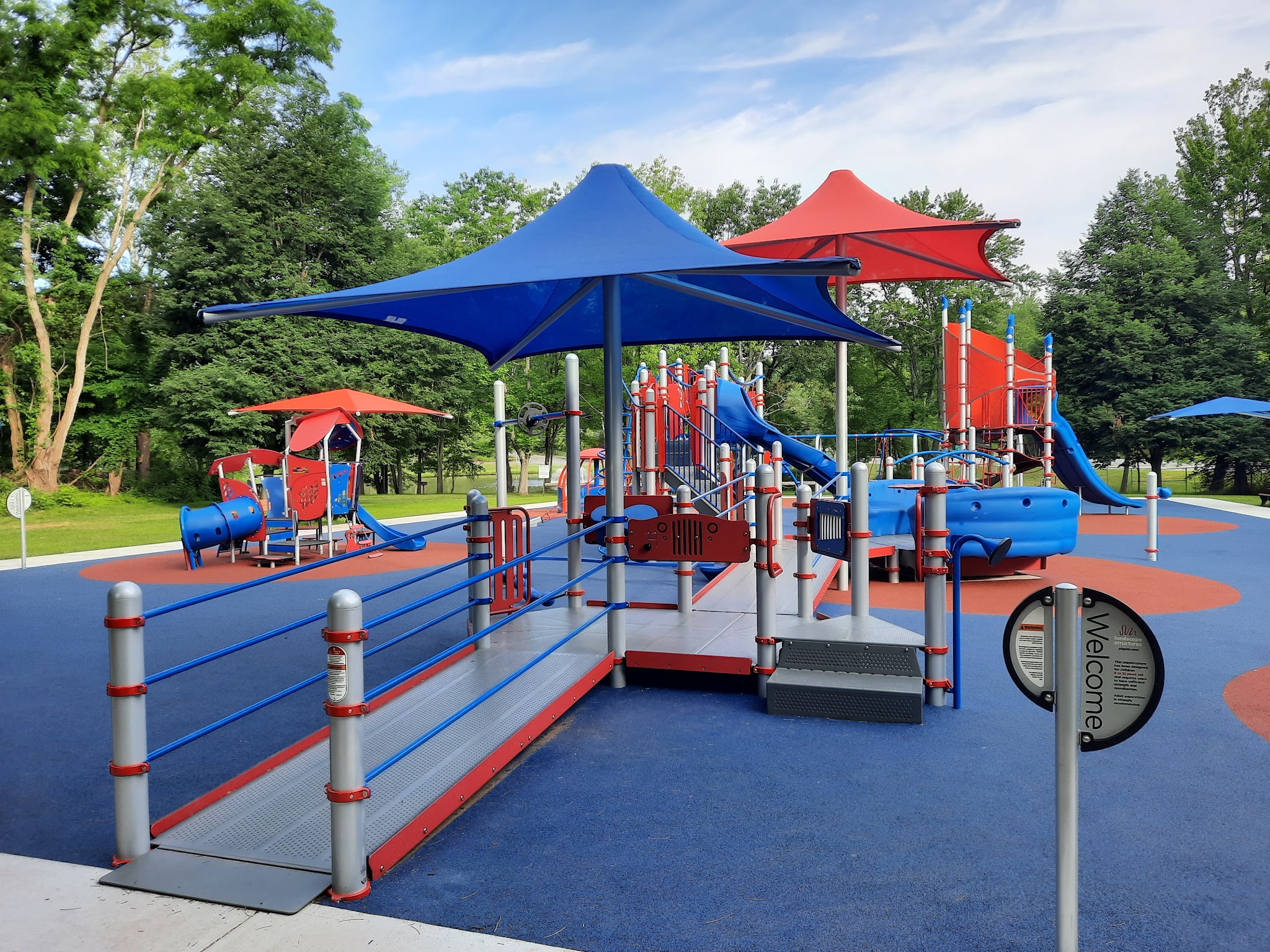 Veterans Park and Playground (private for town residents) - Orangeburg, NY
