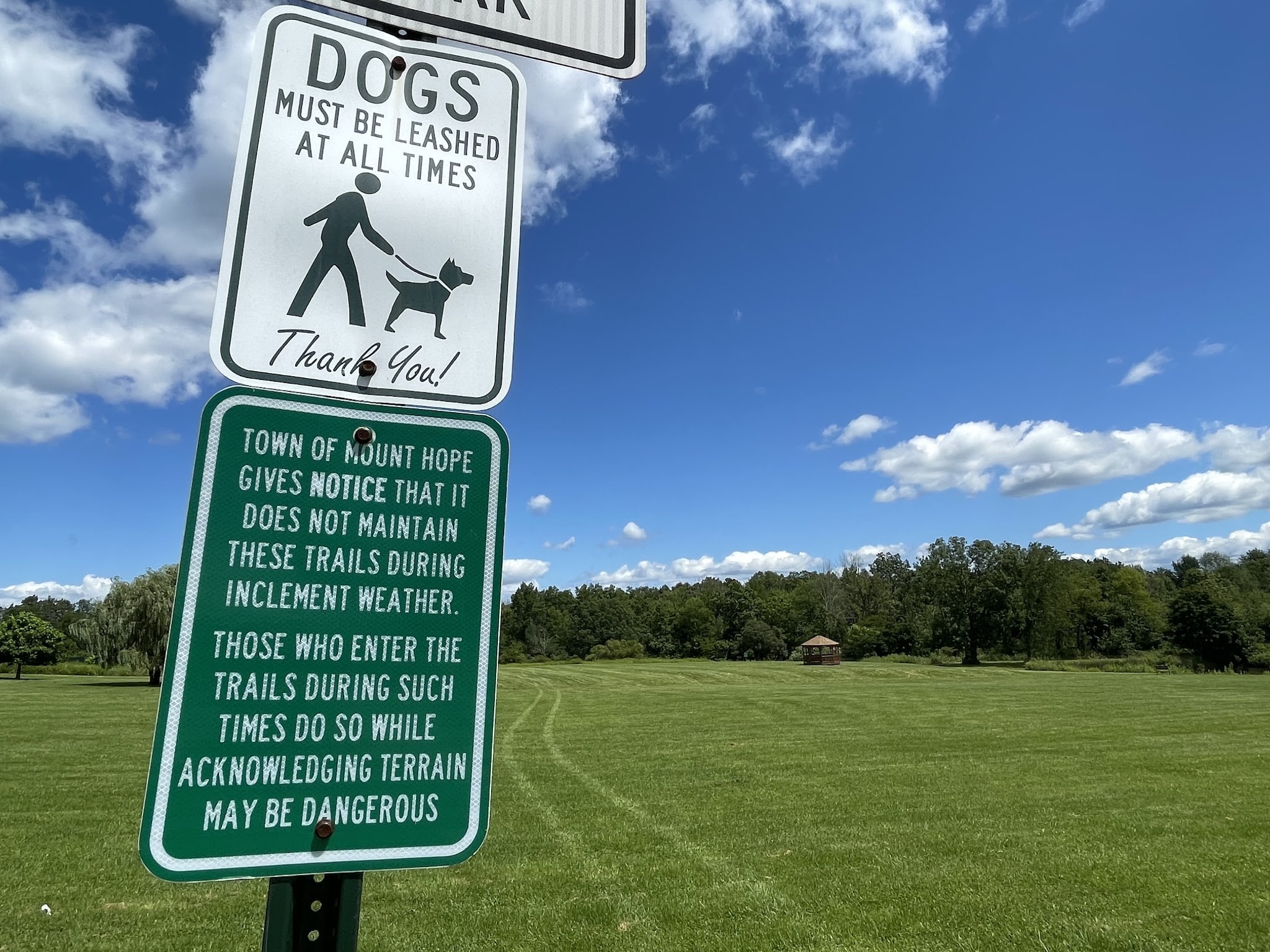 Mount Hope Dog Walking Park - Otisville, NY