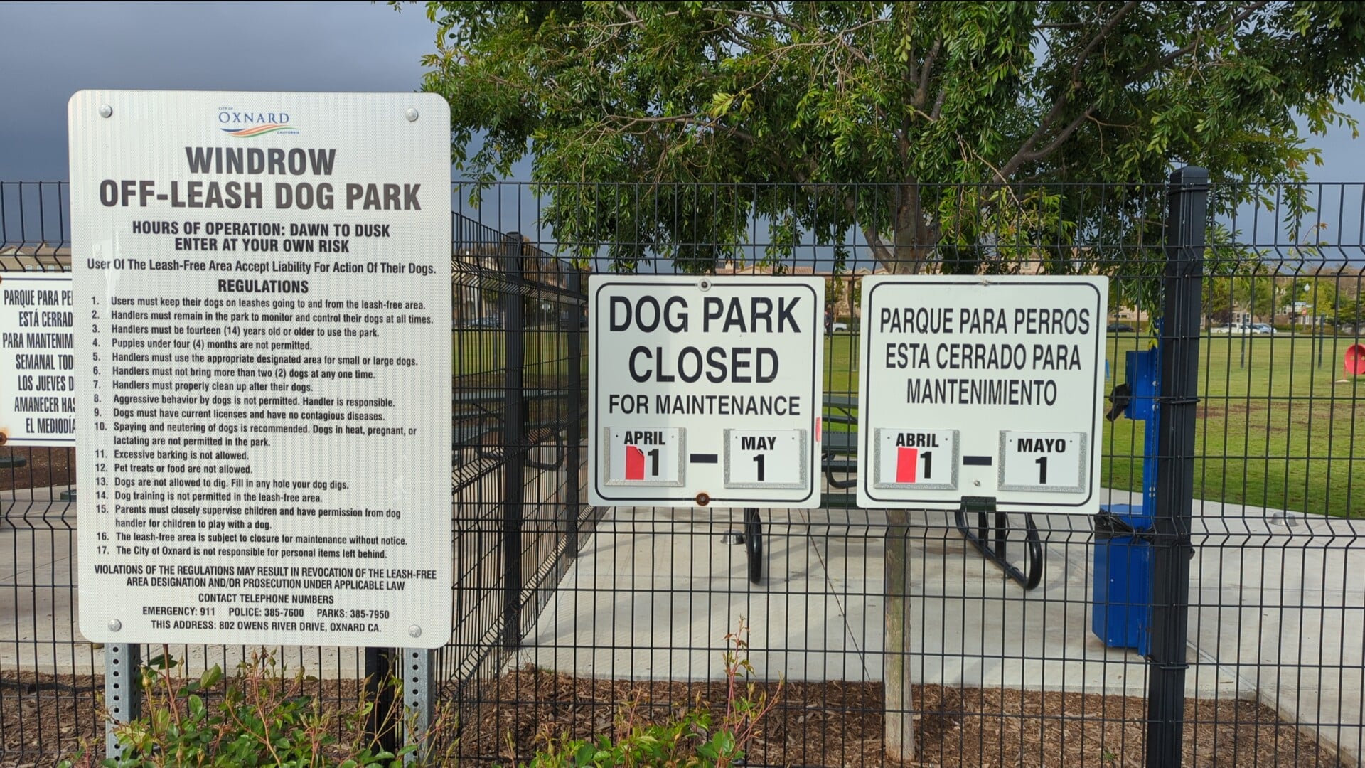Windrow Off-leash Dog Park - Oxnard, CA
